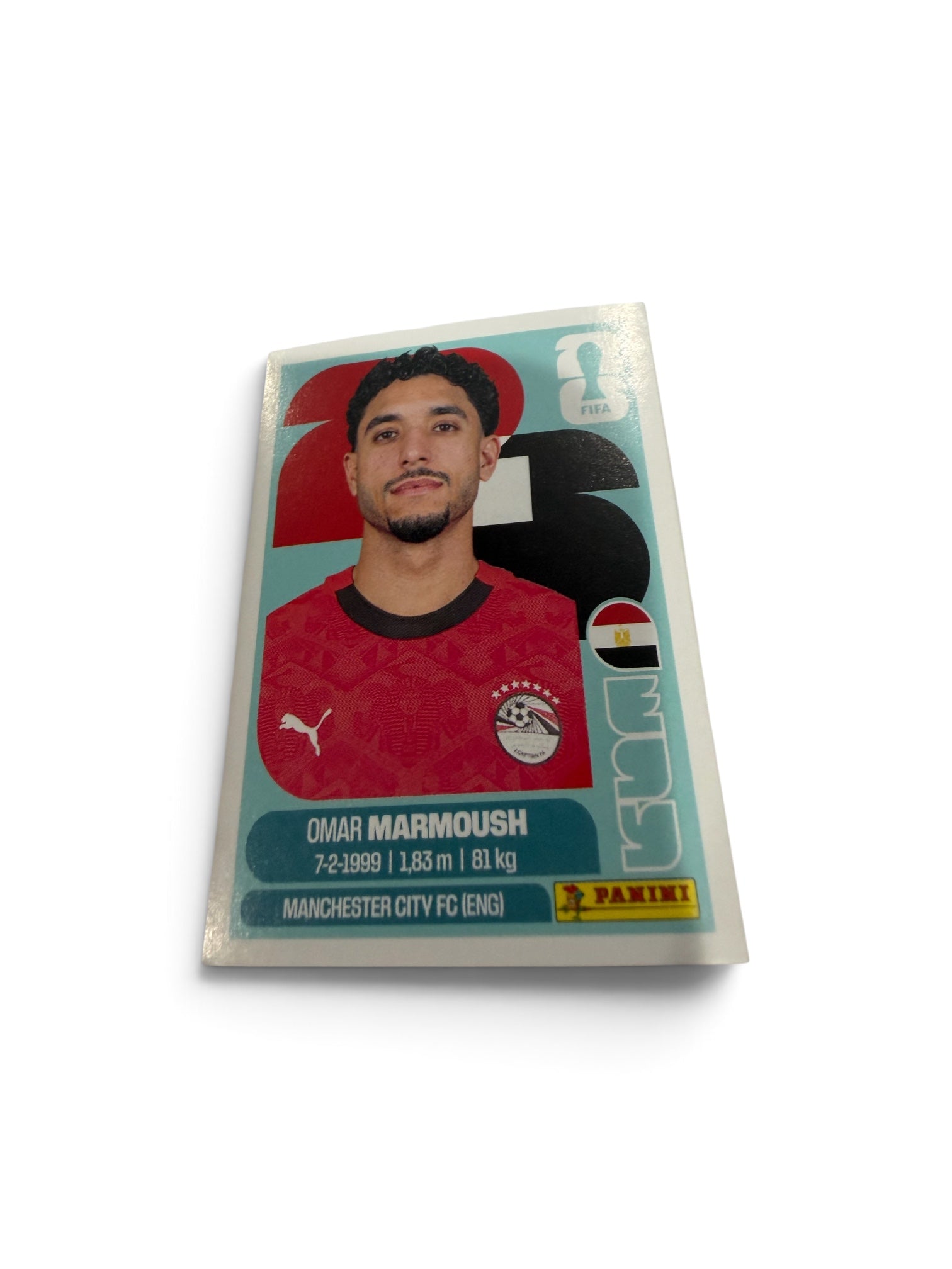 Omar Marmoush EGY20 | Panini FIFA World Cup 2026 Official Sticker | Egypt | Manchester City FC