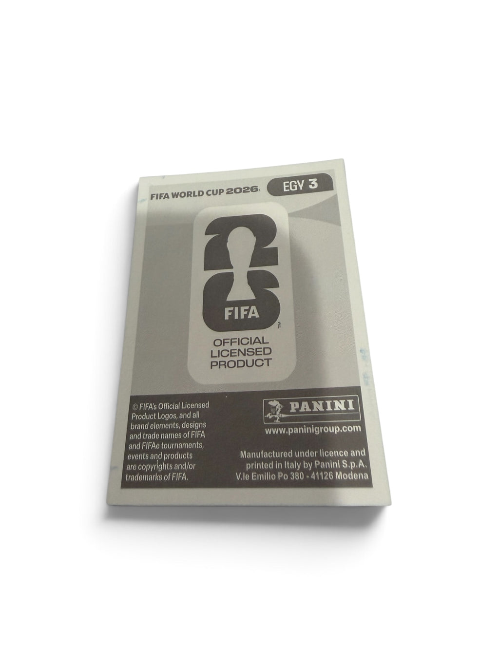 2026 Panini FIFA World Cup Mohamed Hany #EGY 3 Egypt Official Sticker