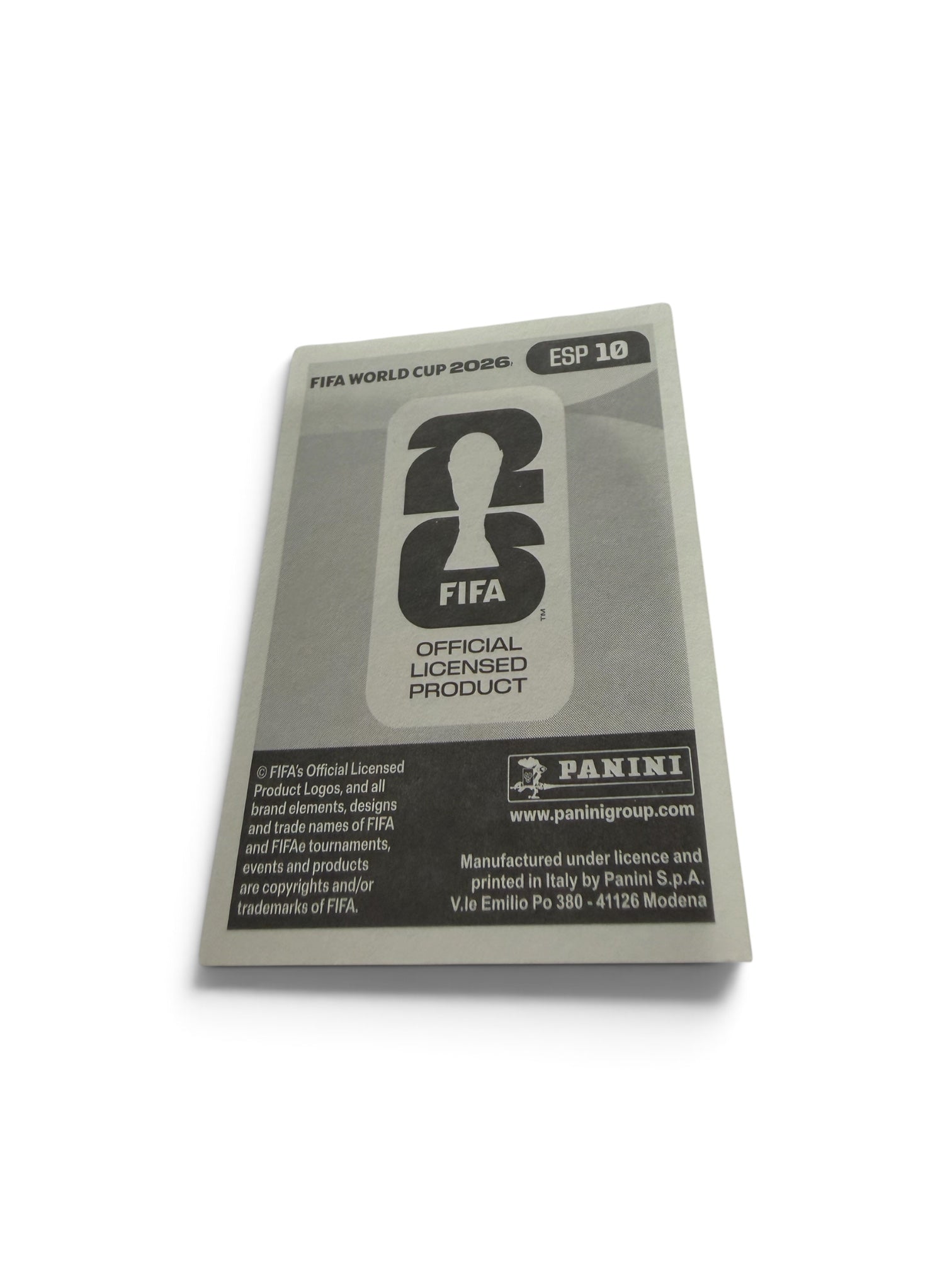 Rodri ESP10 Spain National Team | Panini FIFA World Cup 2026 Official Sticker | Manchester City FC