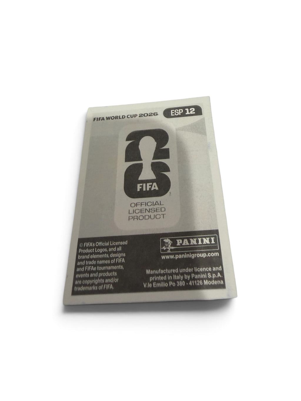 Fabián Ruiz ESP12 Spain National Team | Panini FIFA World Cup 2026 Official Sticker | Paris Saint-Germain FC