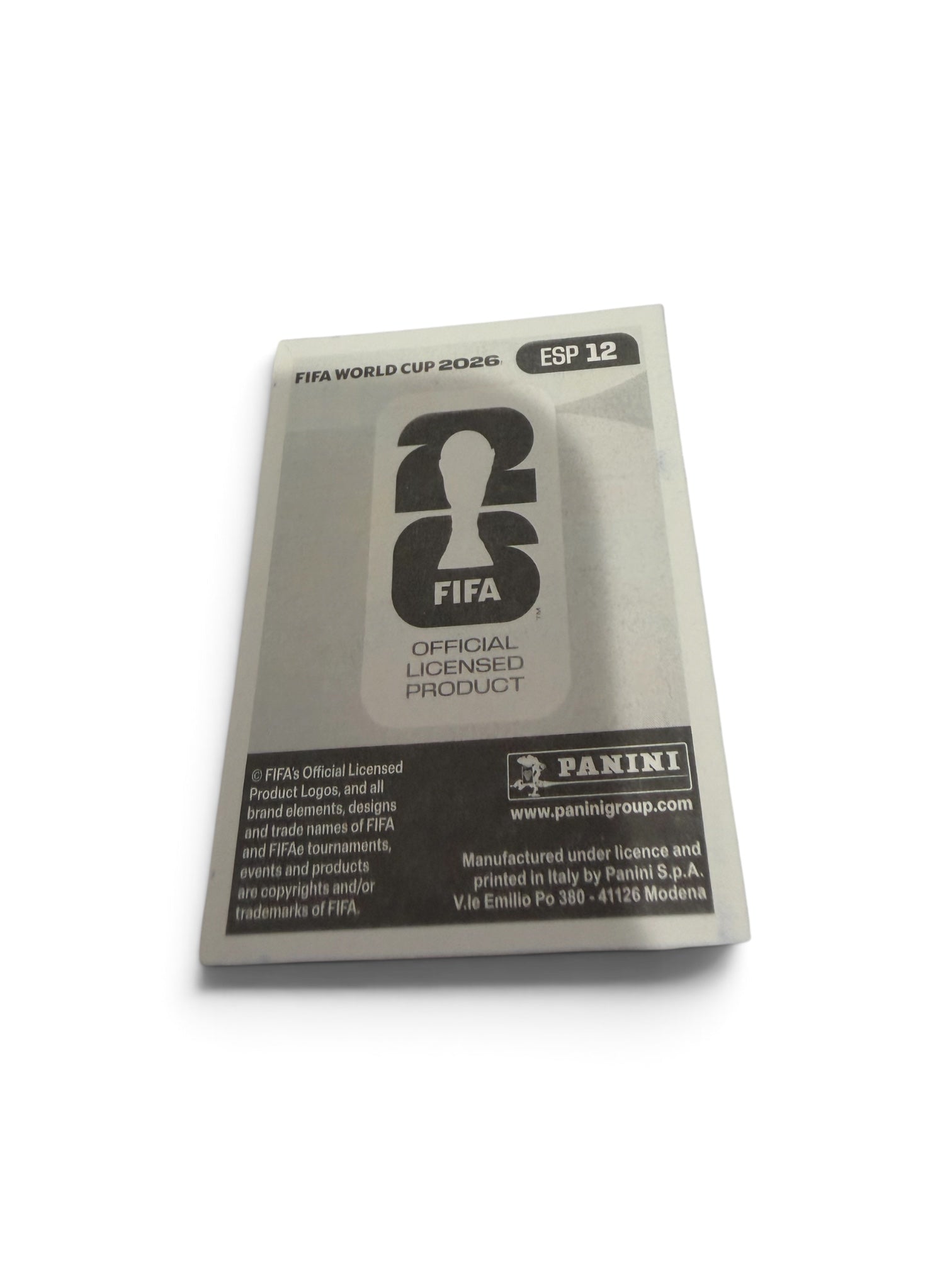 Fabián Ruiz ESP12 Spain National Team | Panini FIFA World Cup 2026 Official Sticker | Paris Saint-Germain FC