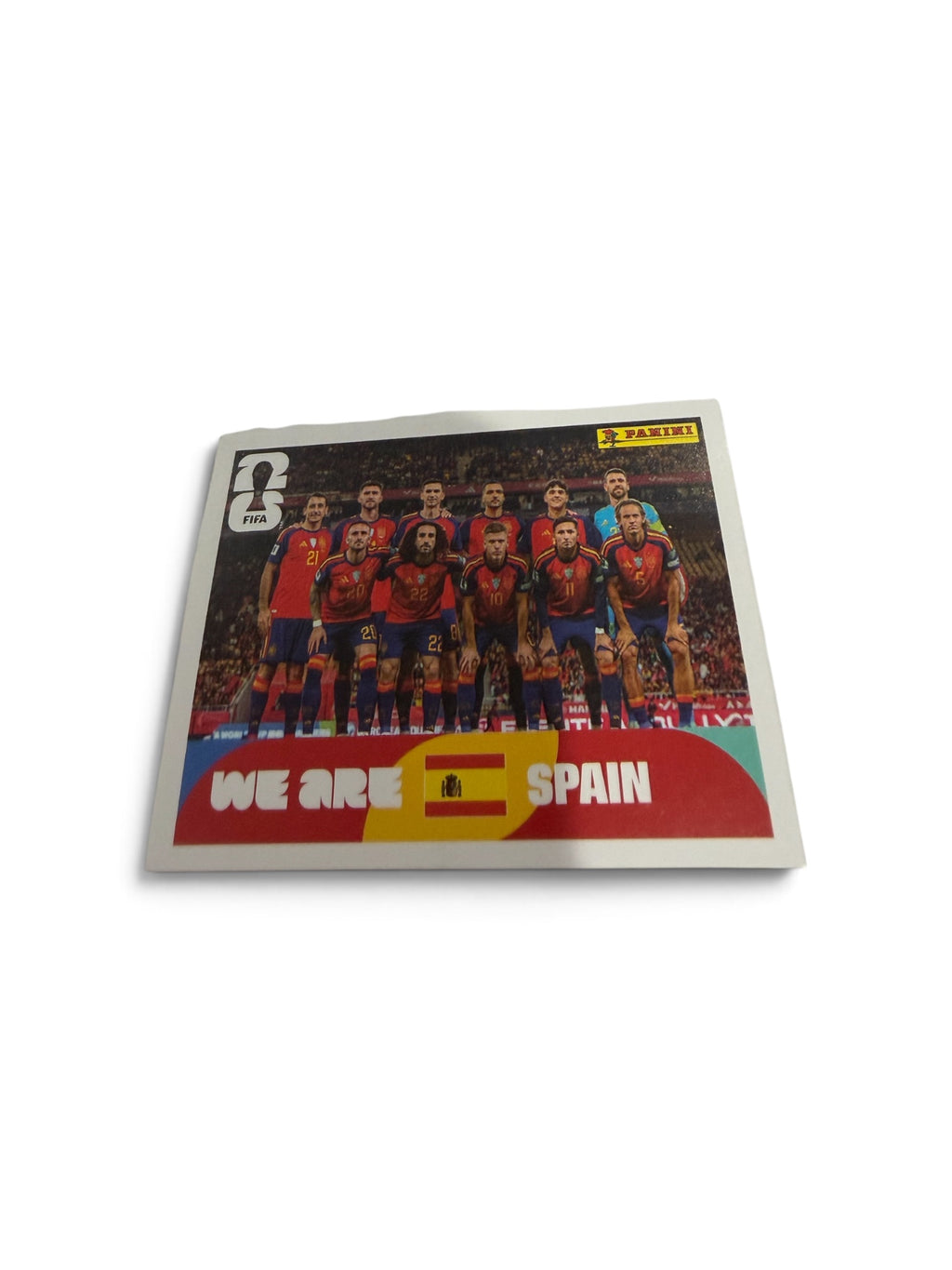Panini FIFA World Cup 2026 Spain National Team "We Are Spain" Team Photo Sticker ESP13 Official