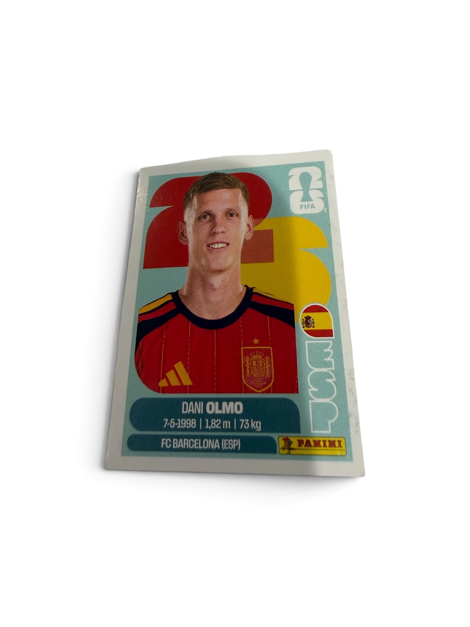 Dani Olmo ESP16 Spain National Team | Panini FIFA World Cup 2026 Official Sticker | FC Barcelona