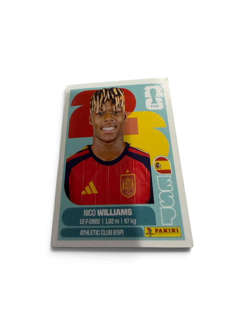 Nico Williams ESP17 | Spain National Team | Panini FIFA World Cup 2026 Official Sticker