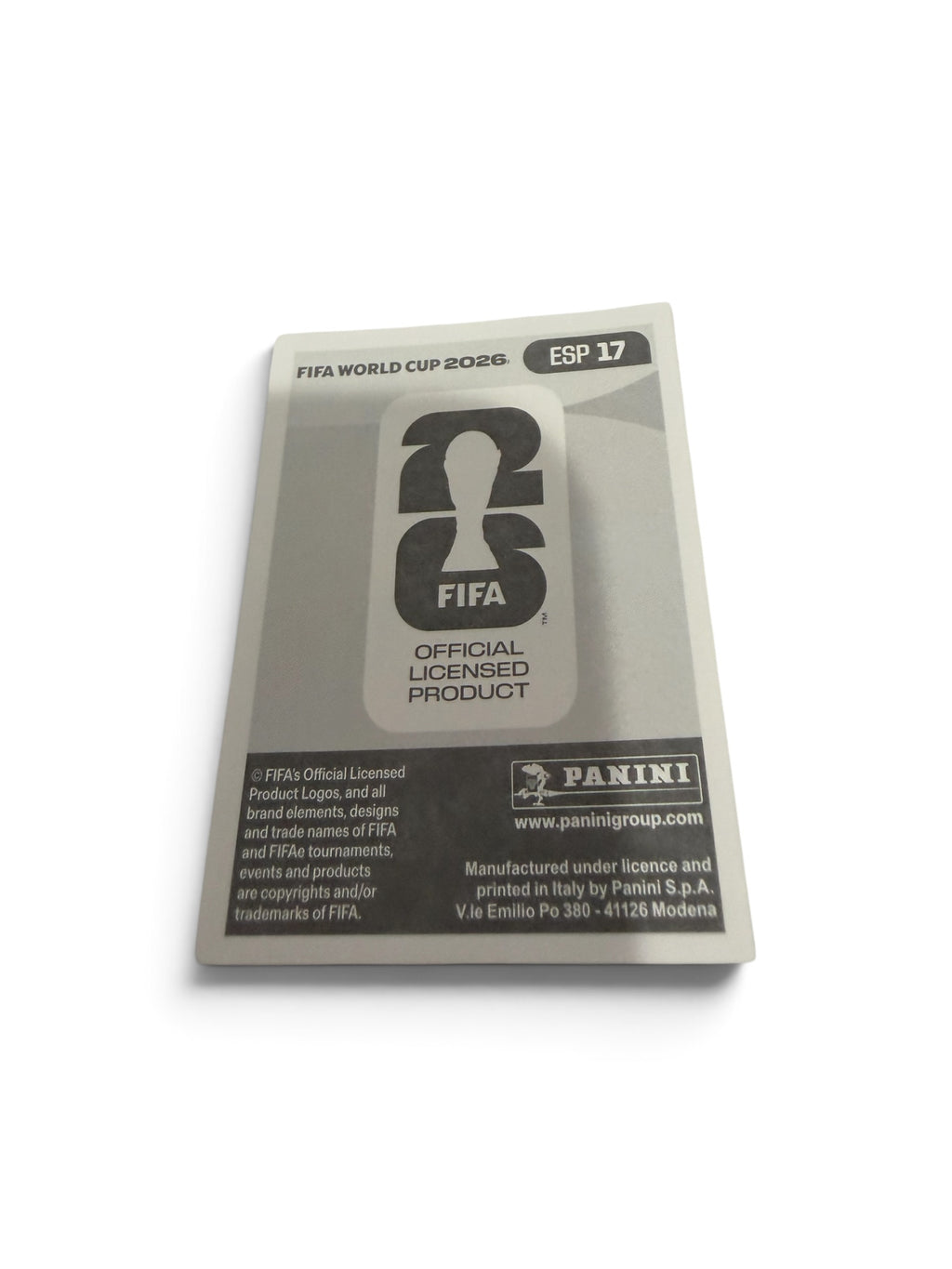 Nico Williams ESP17 | Spain National Team | Panini FIFA World Cup 2026 Official Sticker
