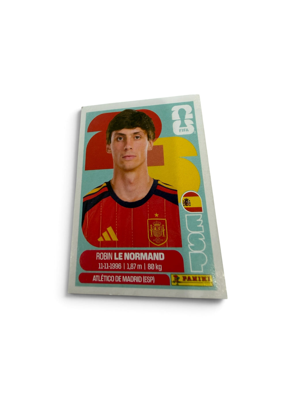 Robin Le Normand ESP3 Spain National Team | Panini FIFA World Cup 2026 Official Sticker | Atlético de Madrid