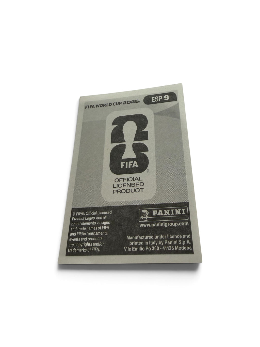 Martín Zubimendi ESP9 Spain National Team | Panini FIFA World Cup 2026 Official Sticker | Arsenal FC