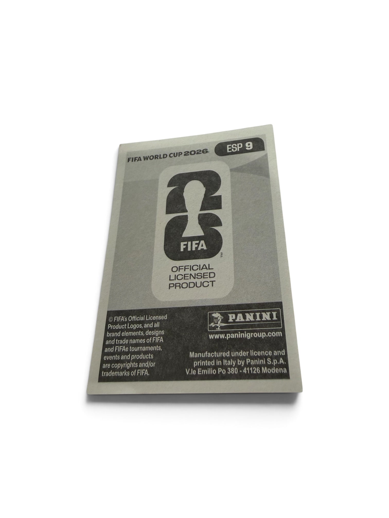 Martín Zubimendi ESP9 Spain National Team | Panini FIFA World Cup 2026 Official Sticker | Arsenal FC