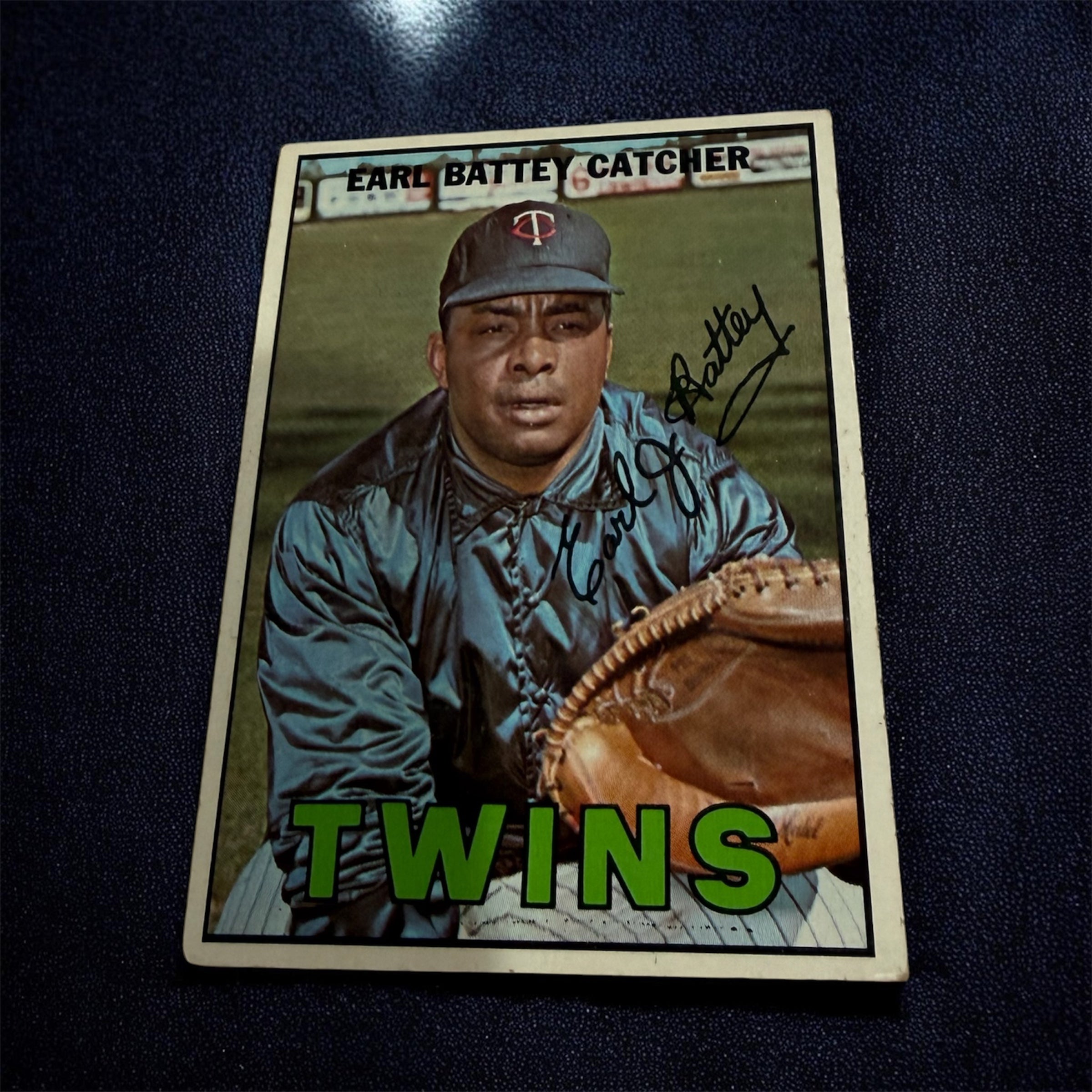 1967 Topps #15 Earl Battey Minnesota Twins Vintage Baseball Card