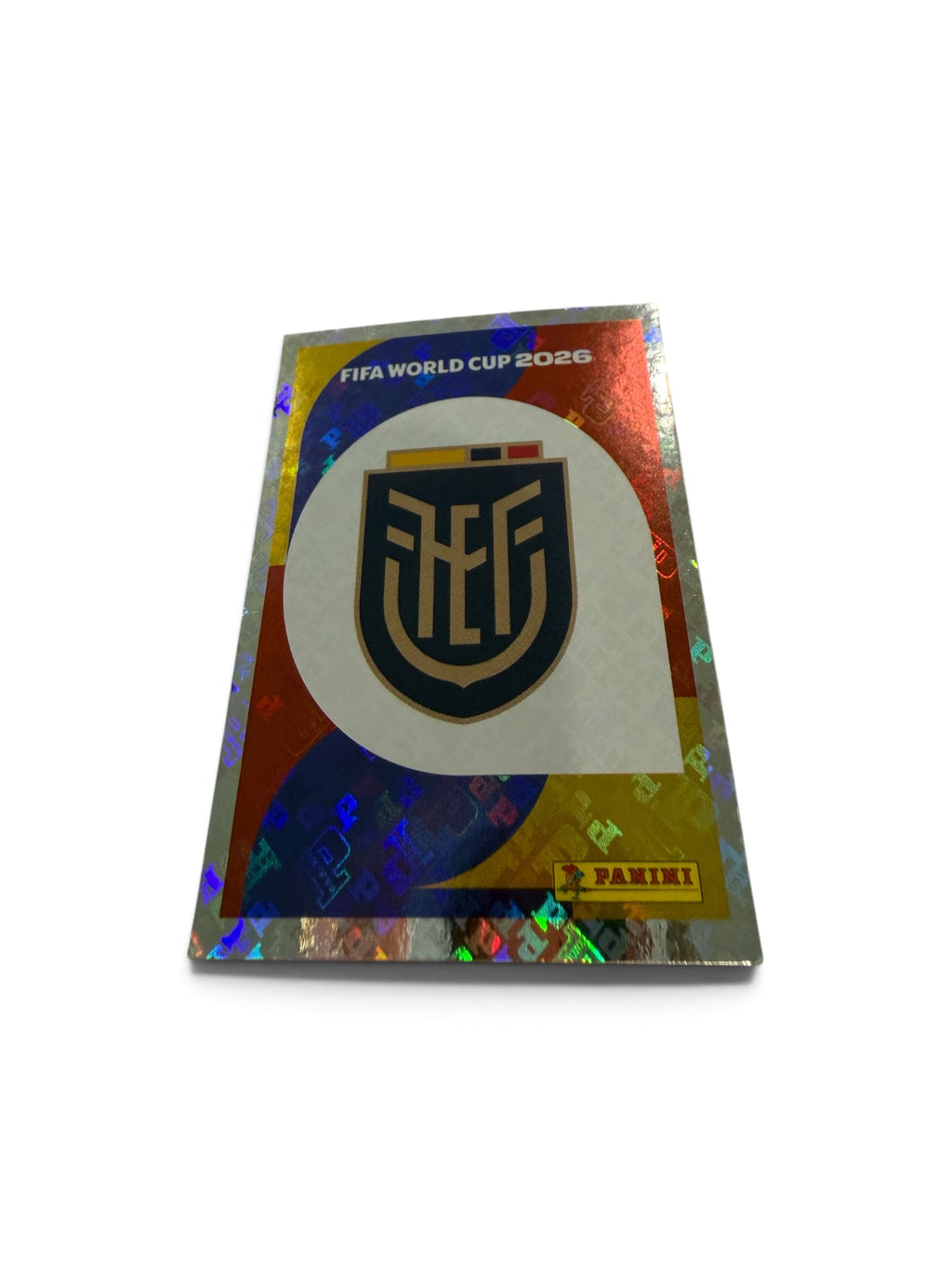 2026 Panini FIFA World Cup Ecuador Team Logo Foil Sticker