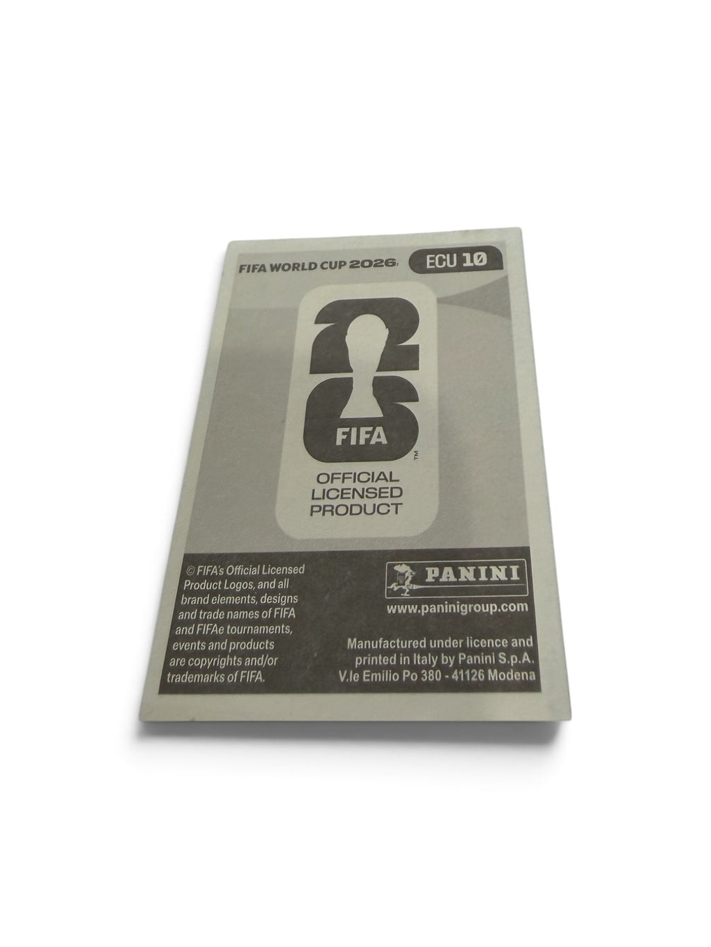 2026 Panini FIFA World Cup Alan Franco ECU 10 Ecuador Official Sticker