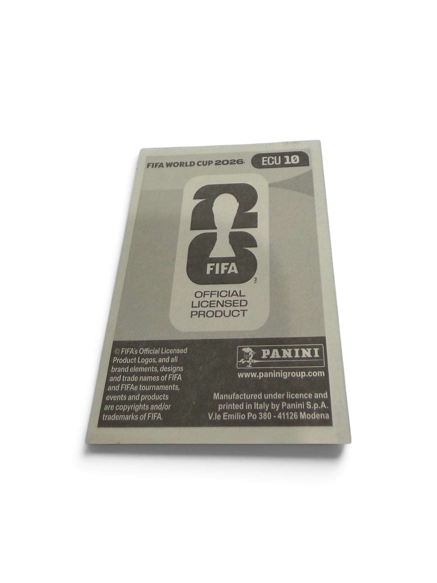 2026 Panini FIFA World Cup Alan Franco ECU 10 Ecuador Official Sticker