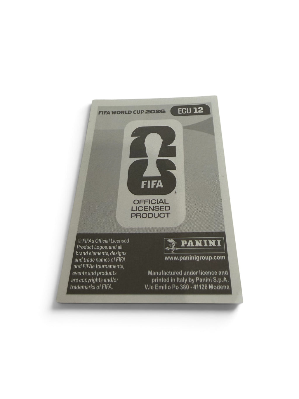 2026 Panini FIFA World Cup Pedro Vite ECU 12 Ecuador Official Sticker