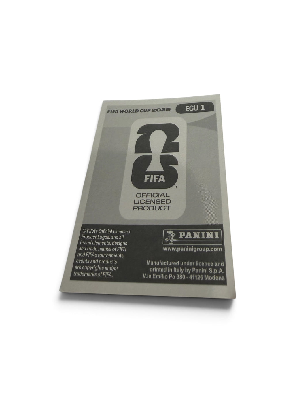 2026 Panini FIFA World Cup Ecuador Team Logo Foil Sticker
