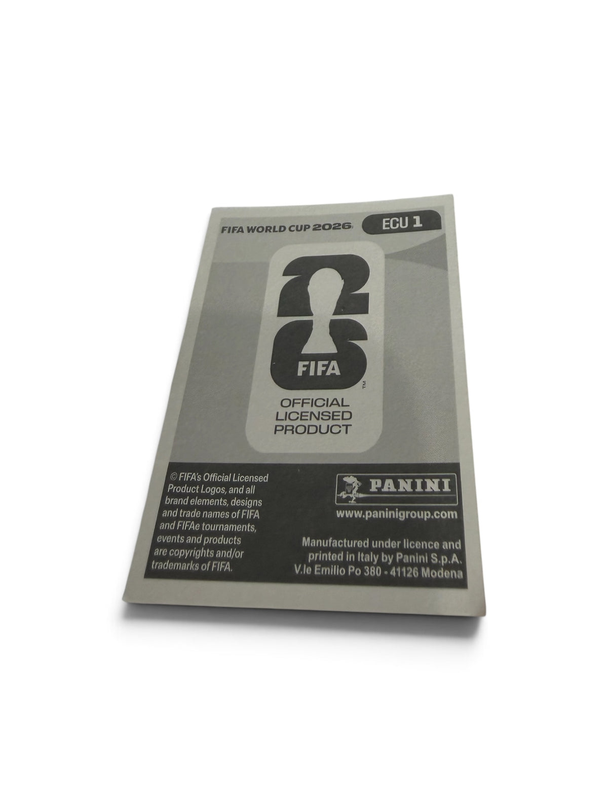 2026 Panini FIFA World Cup Ecuador Team Logo Foil Sticker
