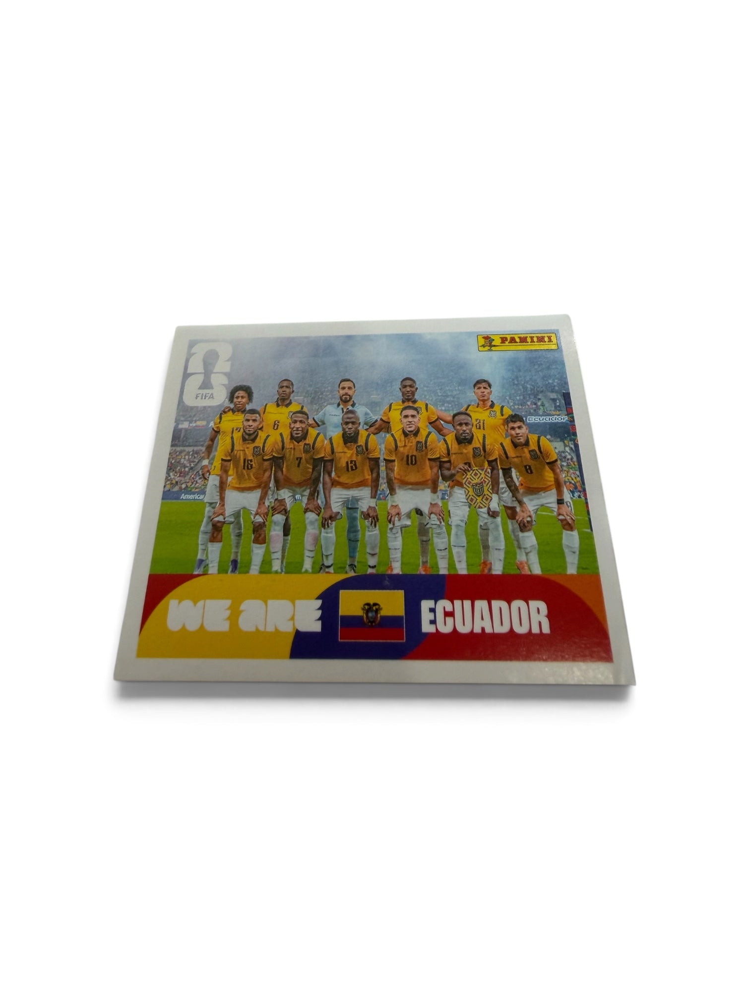 2026 Panini FIFA World Cup Sticker ECU 13 We Are Ecuador Team Photo Official