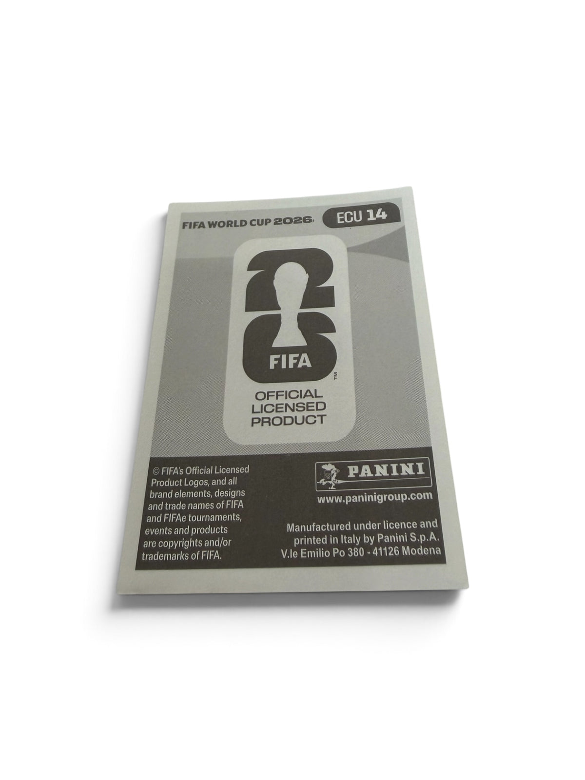 2026 Panini FIFA World Cup Sticker ECU 14 John Yeboah Ecuador National Team Official