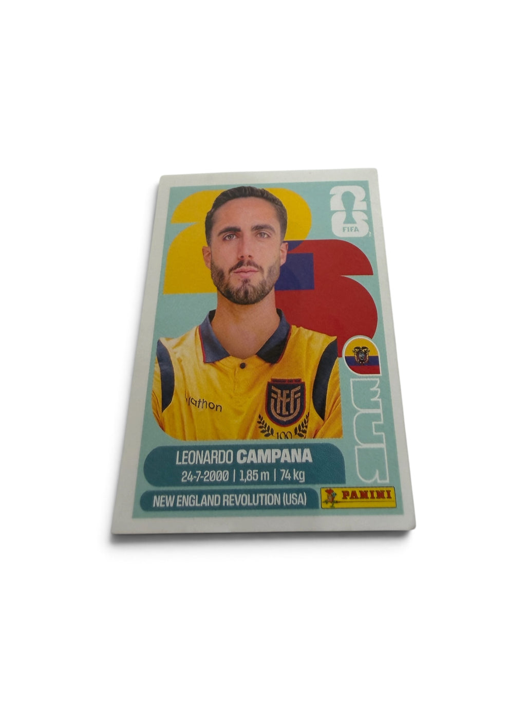 2026 Panini FIFA World Cup Sticker ECU 15 Leonardo Campana Ecuador National Team Official