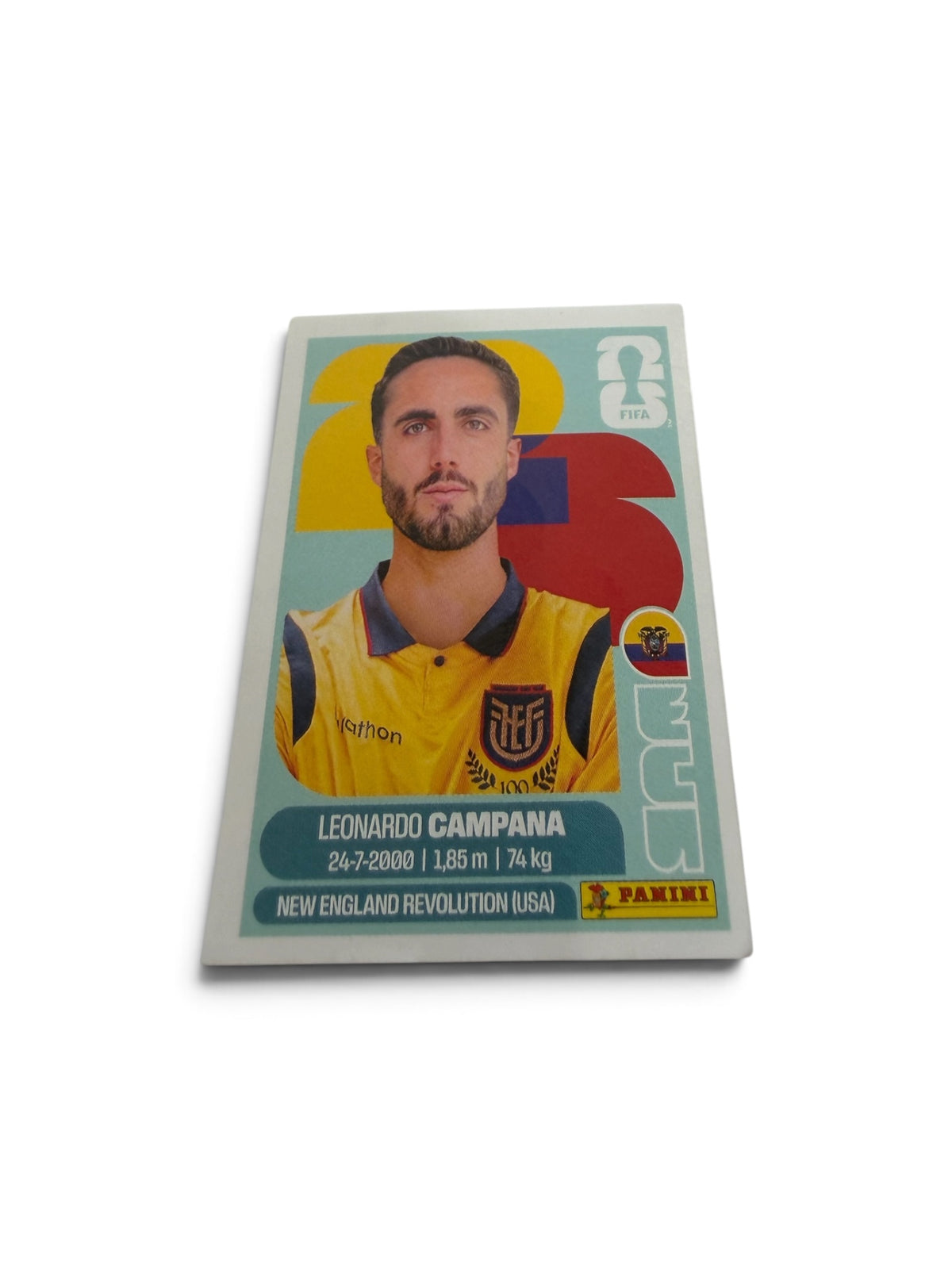 2026 Panini FIFA World Cup Sticker ECU 15 Leonardo Campana Ecuador National Team Official