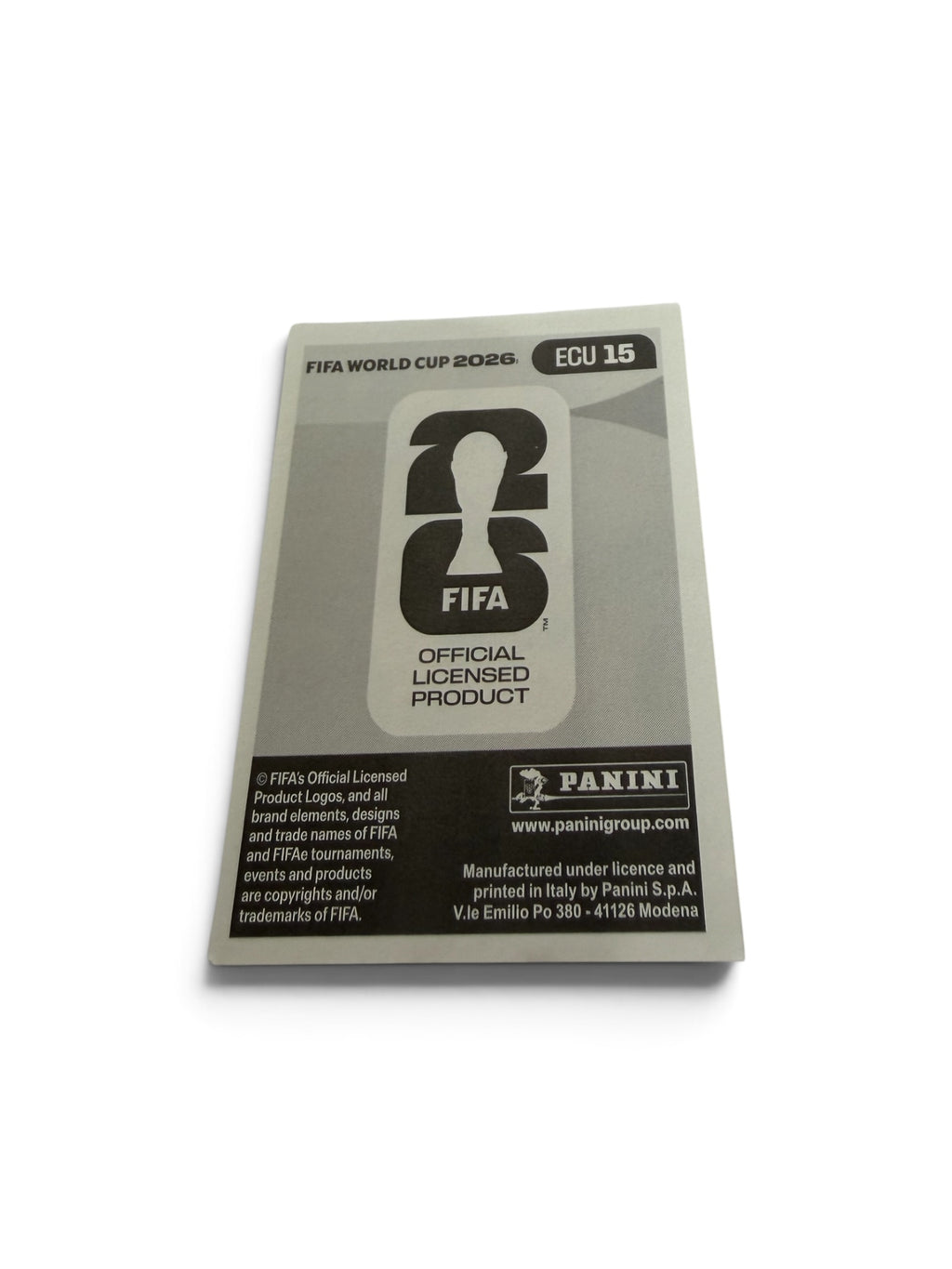 2026 Panini FIFA World Cup Sticker ECU 15 Leonardo Campana Ecuador National Team Official