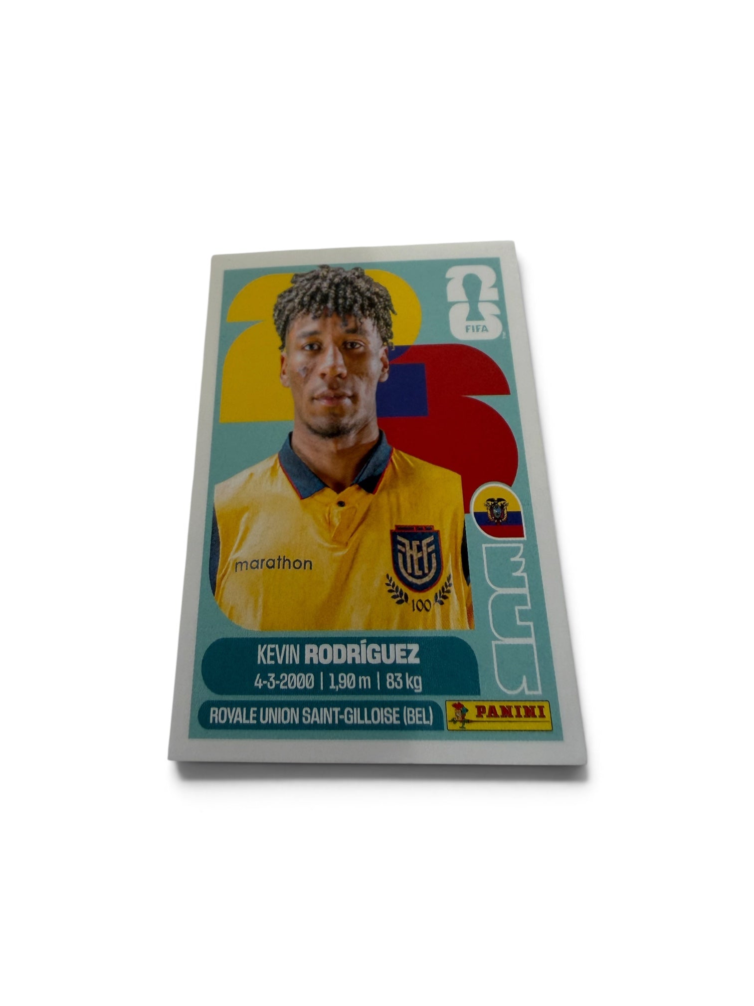 2026 Panini FIFA World Cup Sticker ECU 19 Kevin Rodríguez Ecuador National Team Official