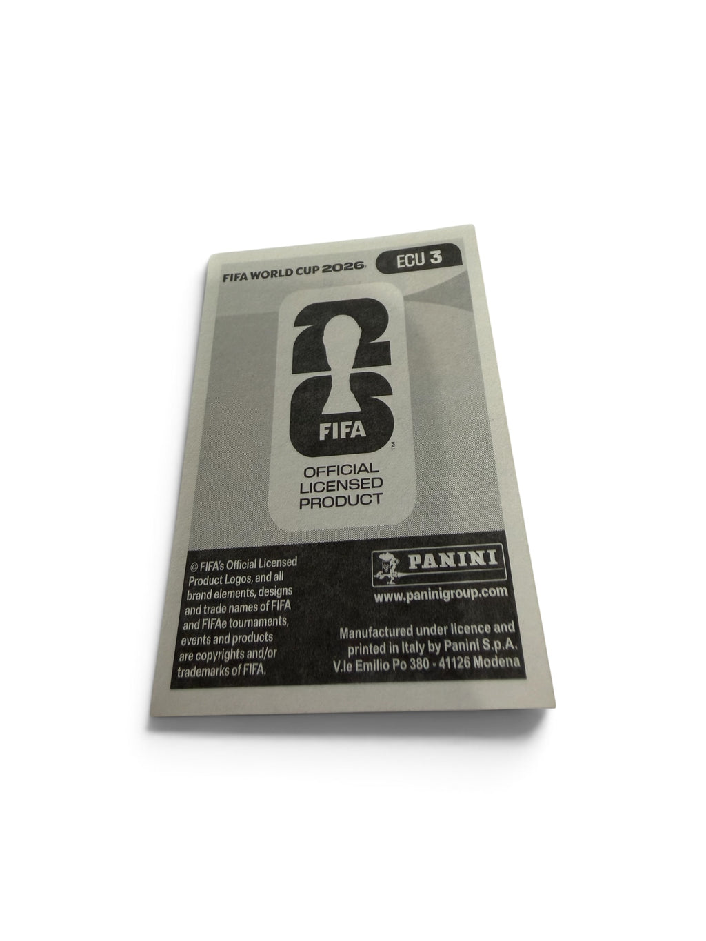 2026 Panini FIFA World Cup Gonzalo Valle ECU 3 Ecuador Official Sticker LDU Quito