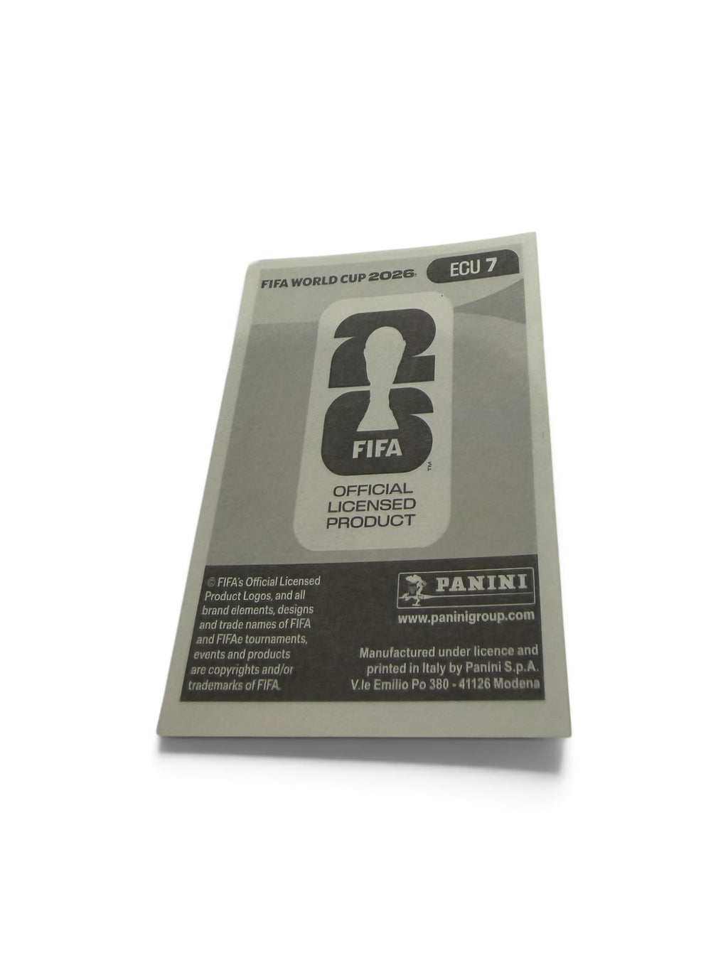 2026 Panini FIFA World Cup Sticker ECU 7 Ángelo Preciado Ecuador Soccer Trading Card