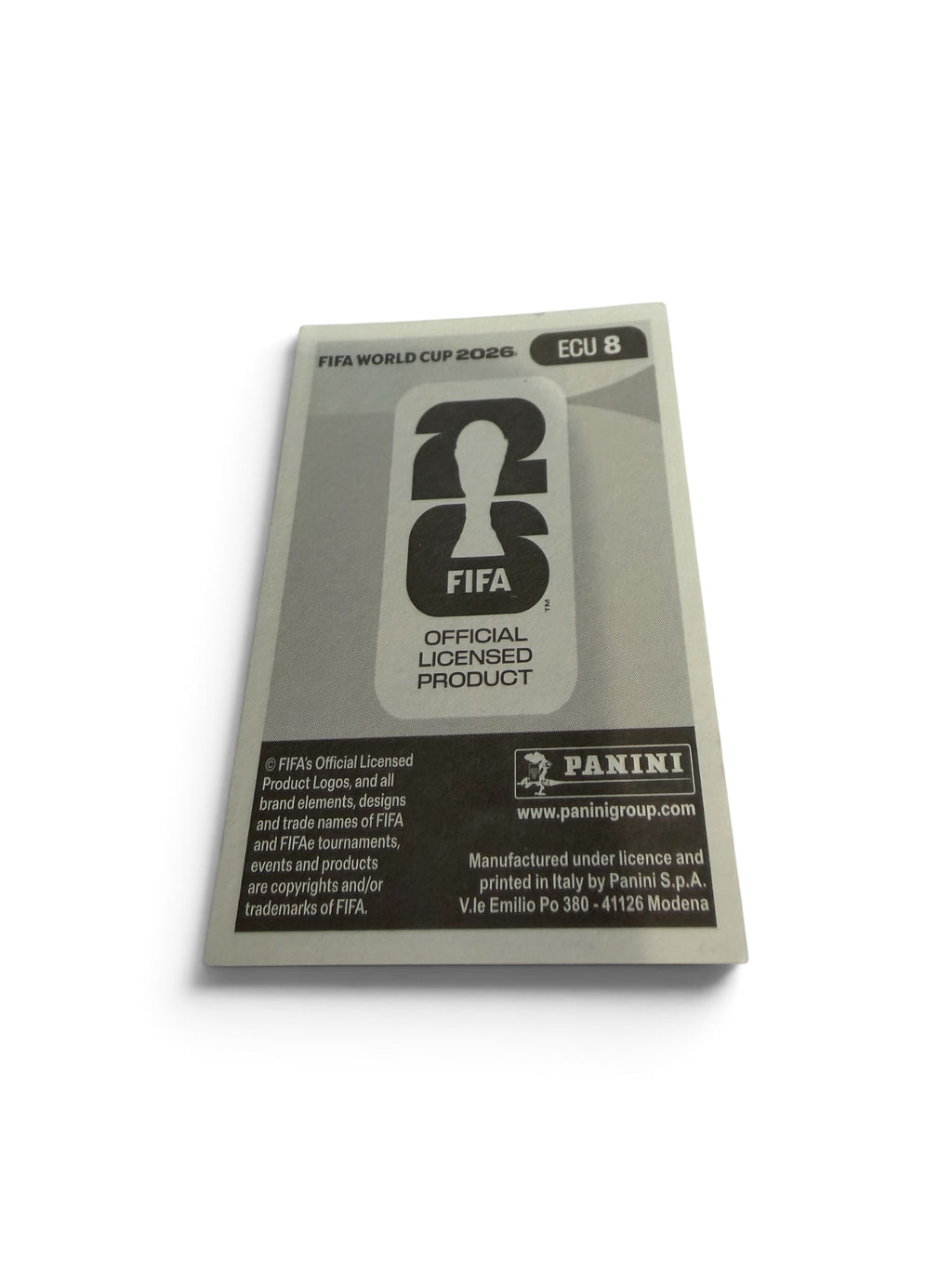2026 Panini FIFA World Cup Joel Ordóñez ECU 8 Ecuador Official Sticker