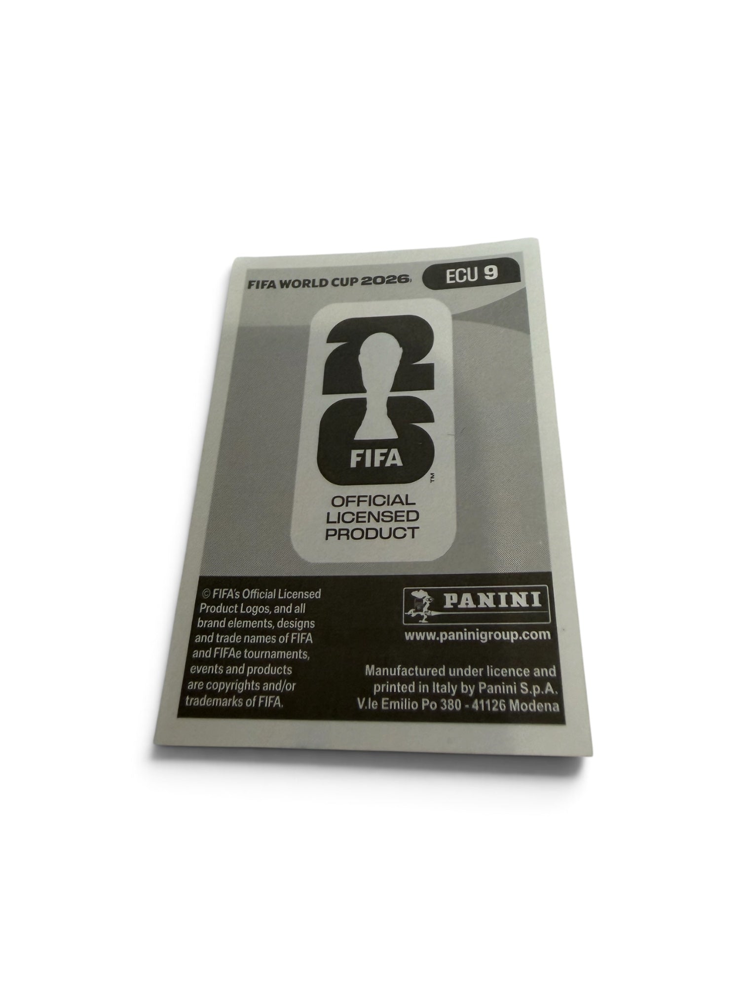 2026 Panini FIFA World Cup Moisés Caicedo ECU 9 Ecuador Official Sticker