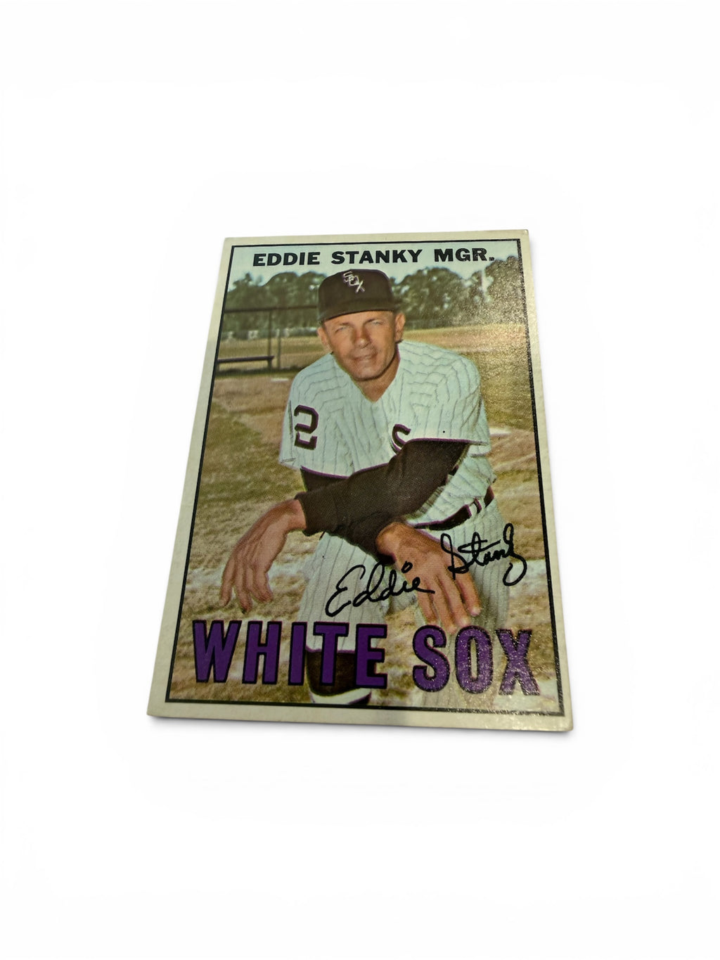 1967 Topps #81 Eddie Stanky Chicago White Sox Manager Vintage Baseball Card