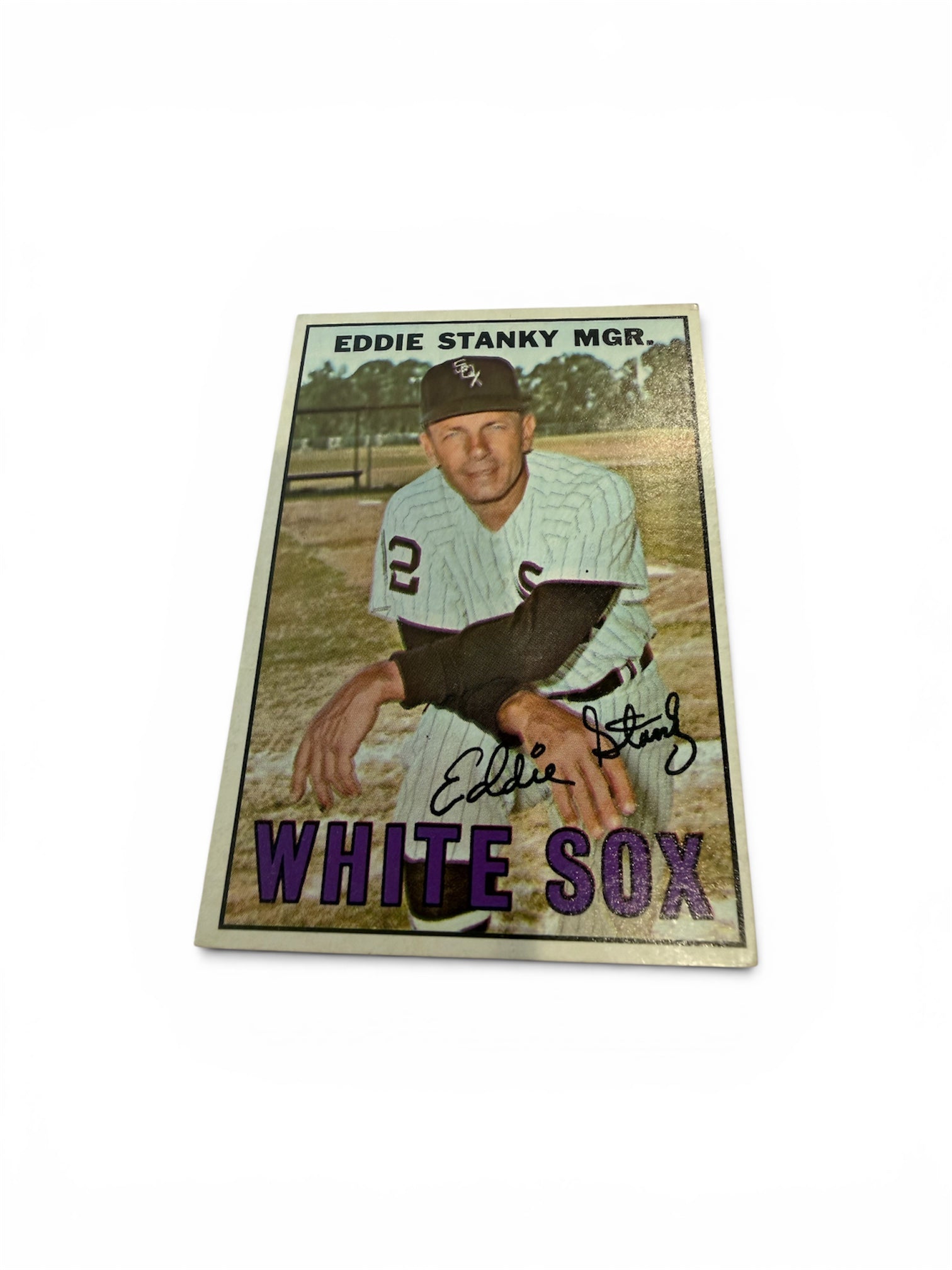 1967 Topps #81 Eddie Stanky Chicago White Sox Manager Vintage Baseball Card