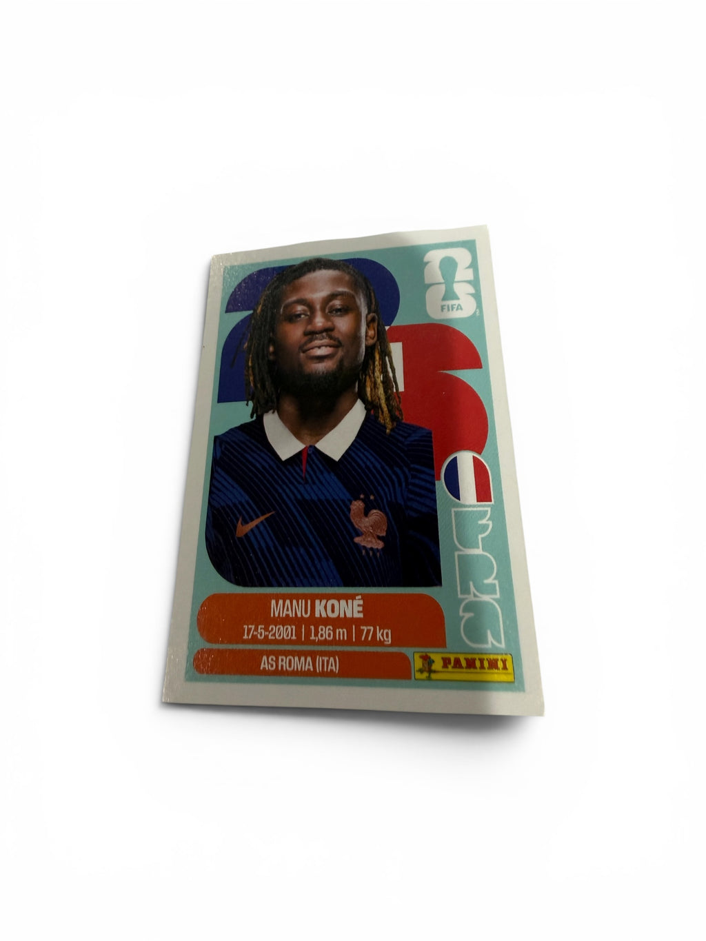 Manu Koné FRA11 | Official Panini FIFA World Cup 2026 France Soccer Sticker