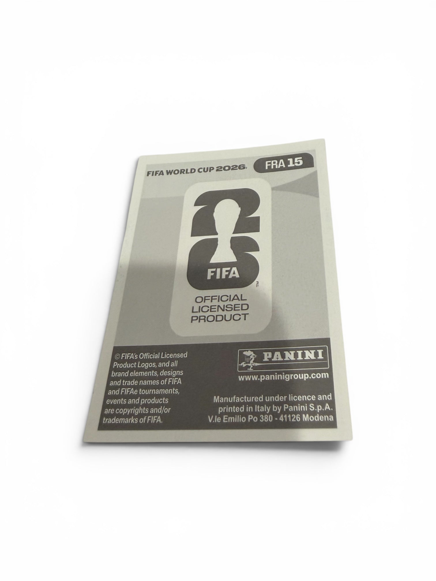 Ousmane Dembélé France National Team Sticker FRA15 | Official Panini FIFA World Cup 2026 Soccer Collectible