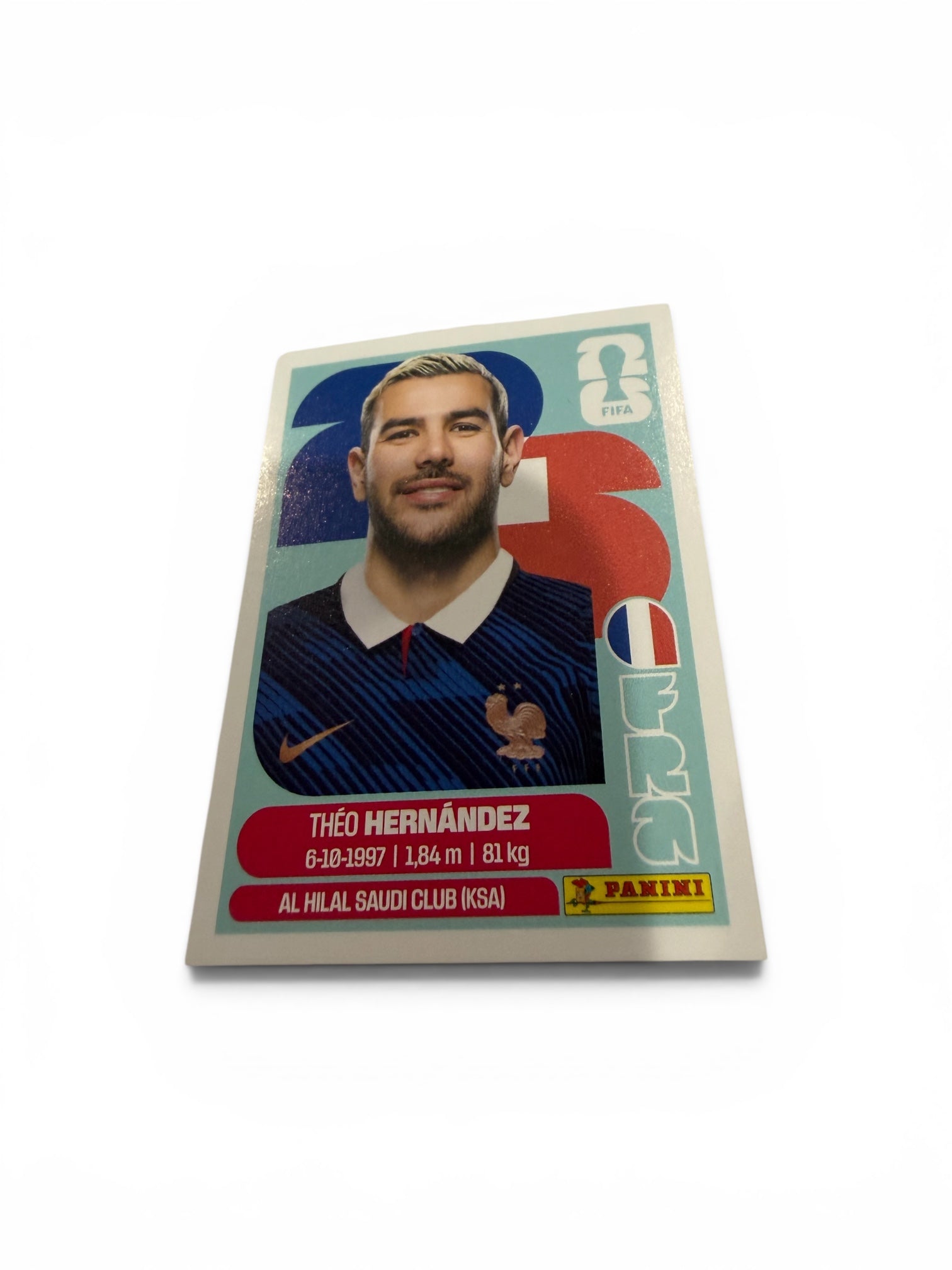 Théo Hernández FRA3 | Official Panini FIFA World Cup 2026 France Soccer Sticker
