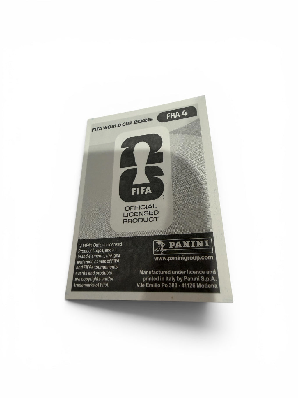 William Saliba FRA4 | Official Panini FIFA World Cup 2026 France Soccer Sticker