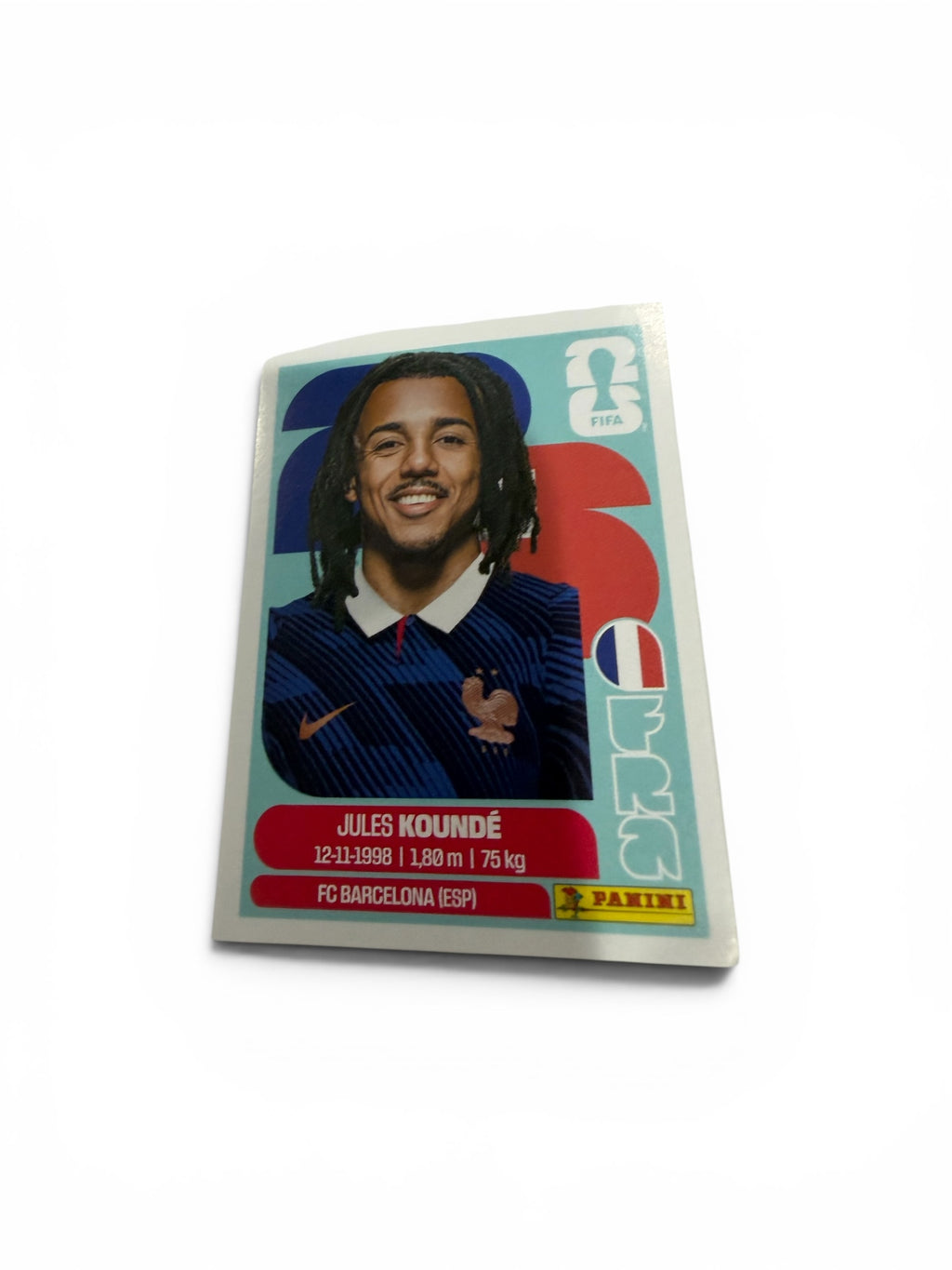 Jules Koundé FRA5 | Official Panini FIFA World Cup 2026 France Soccer Sticker