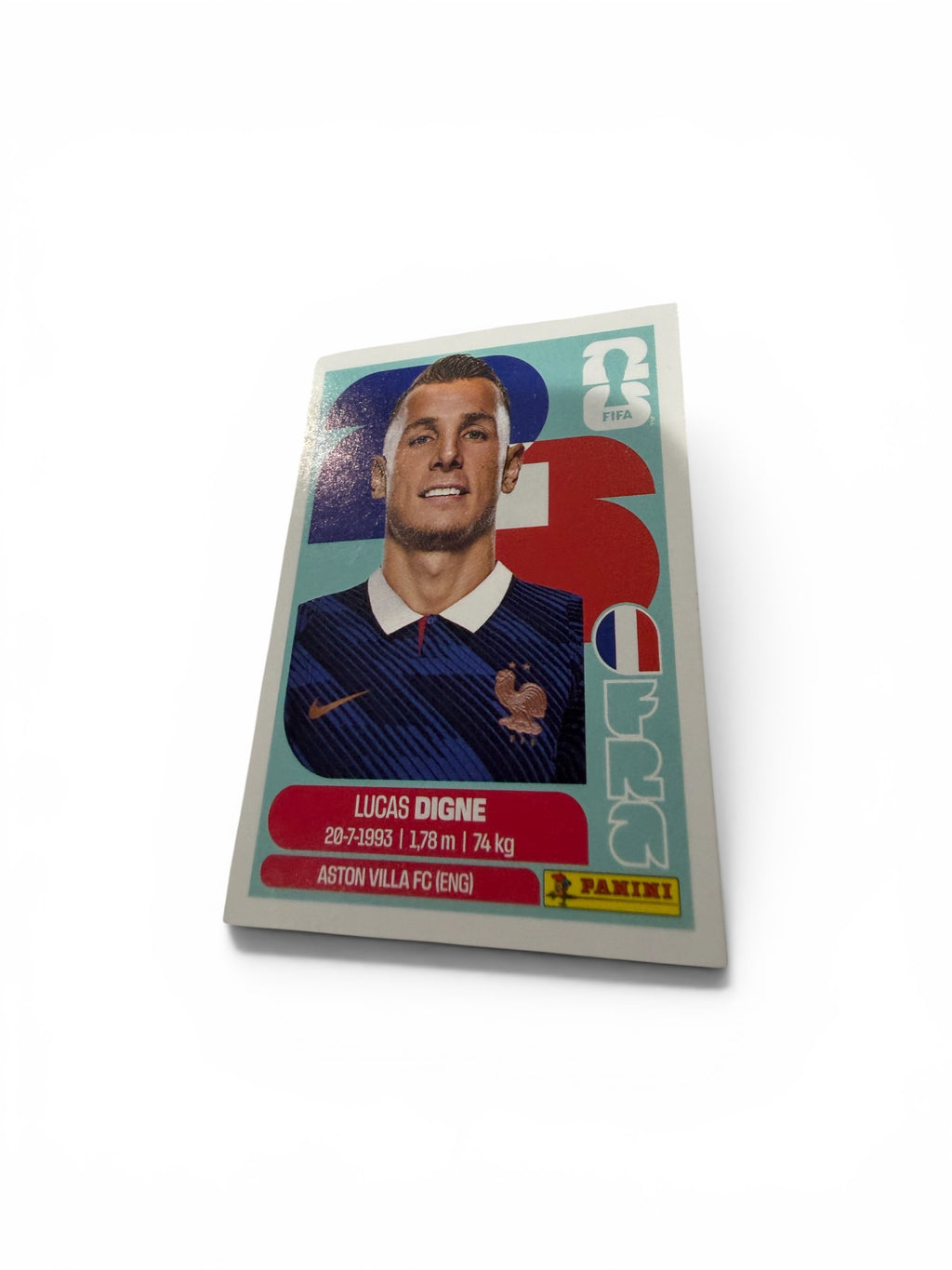 Lucas Digne FRA8 | Official Panini FIFA World Cup 2026 France Soccer Sticker