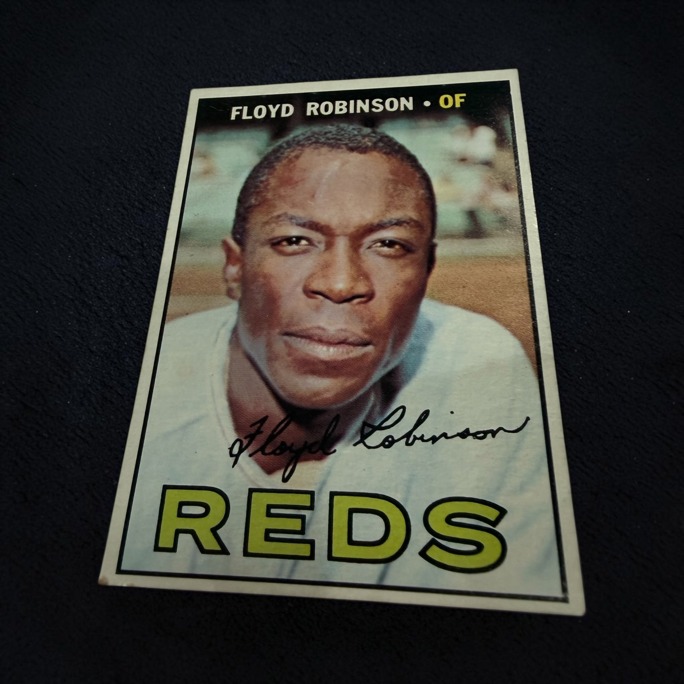 1967 Topps #120 Floyd Robinson Cincinnati Reds Vintage Baseball Card