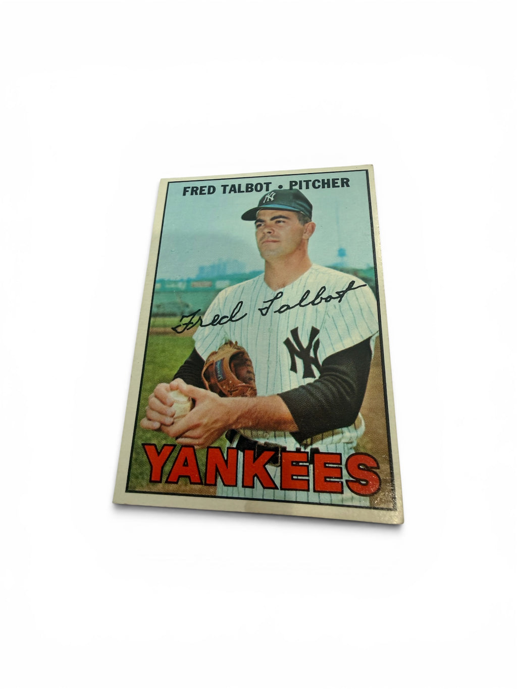 1967 Topps #517 Fred Talbot New York Yankees Vintage Baseball Card