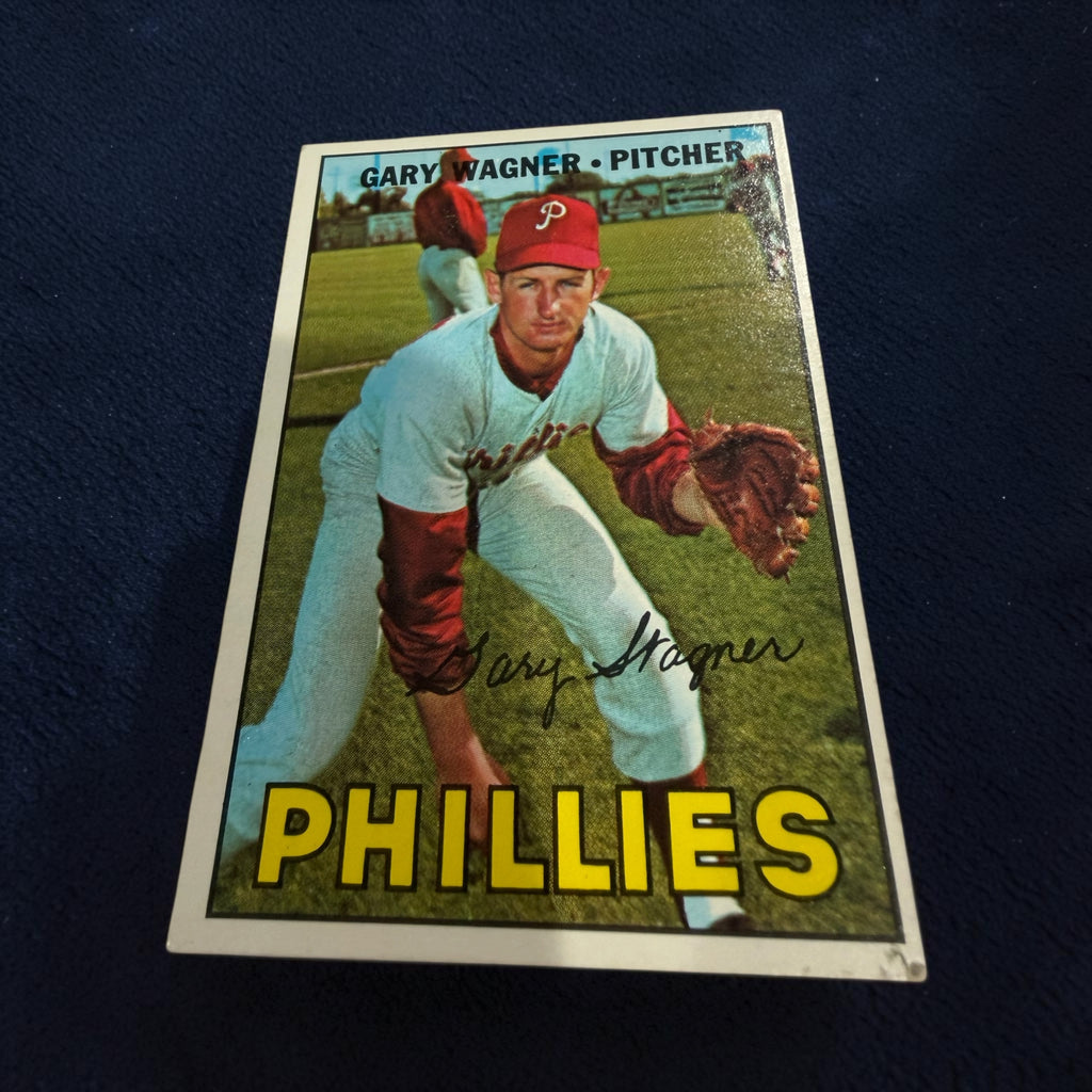 1967 Topps #529 Gary Wagner Philadelphia Phillies Vintage Baseball Card Pitcher MLB