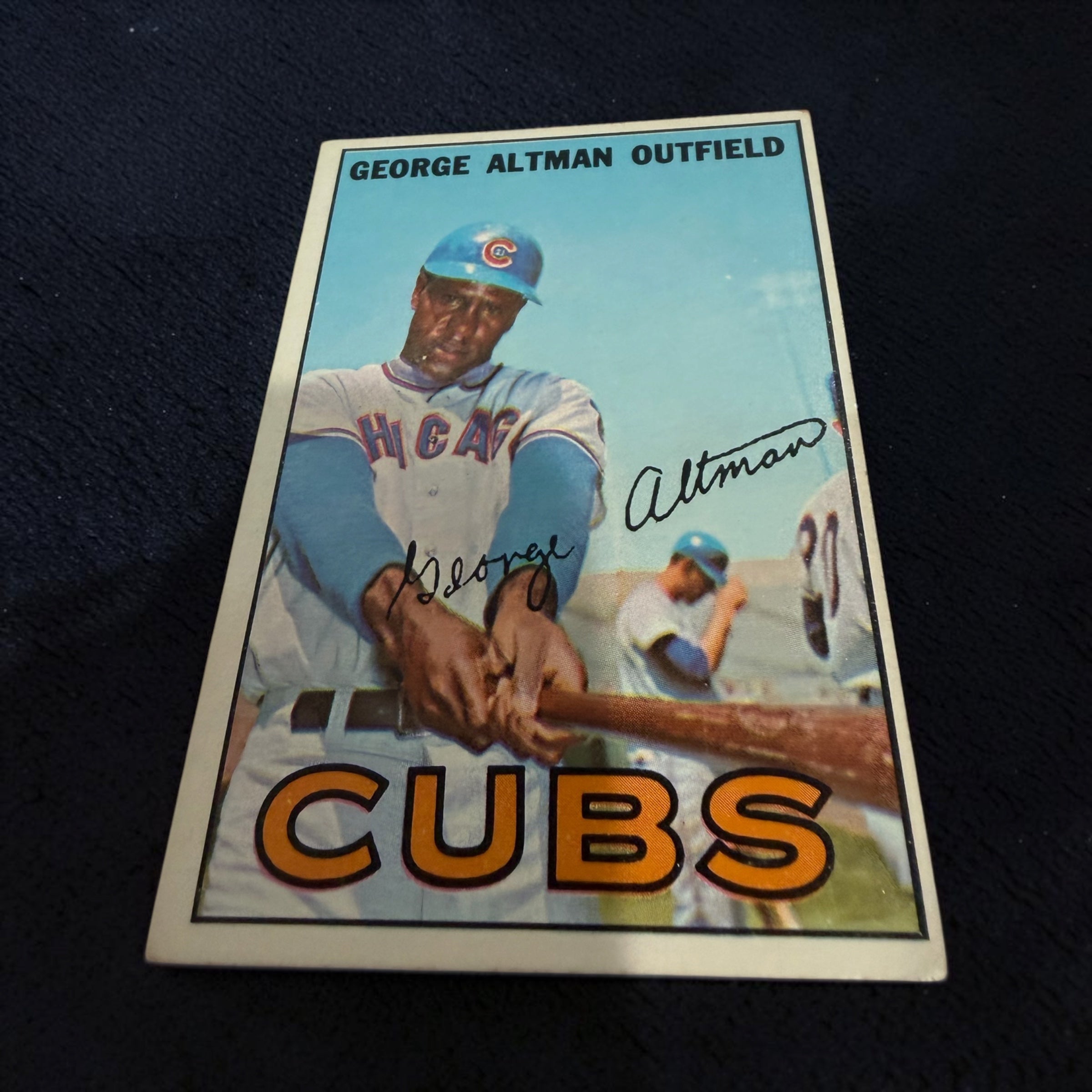 1967 Topps #87 George Altman Chicago Cubs Vintage Baseball Card Outfielder