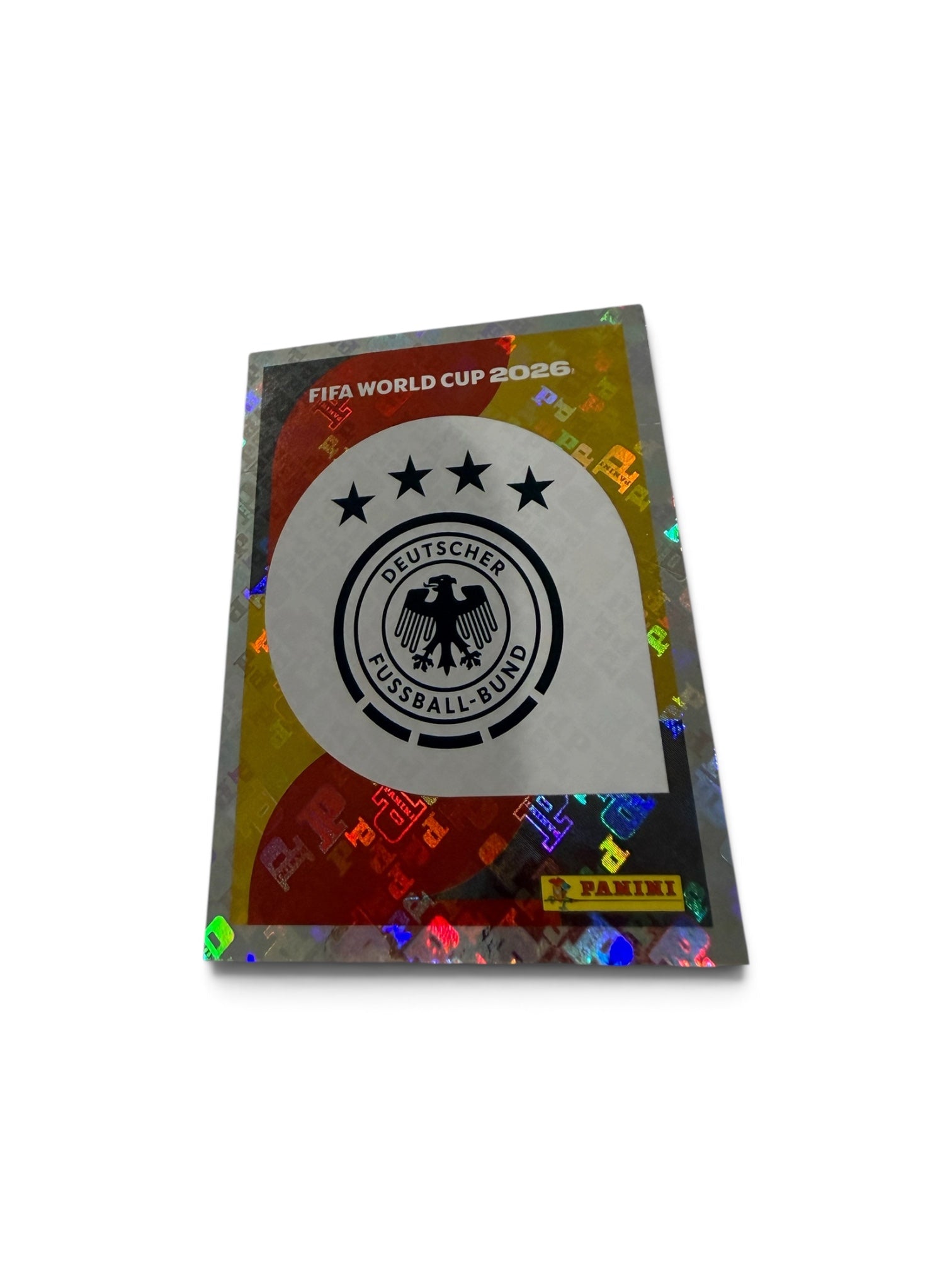 Germany Team Logo GER 1 Holographic Foil – Panini FIFA World Cup 2026 Sticker