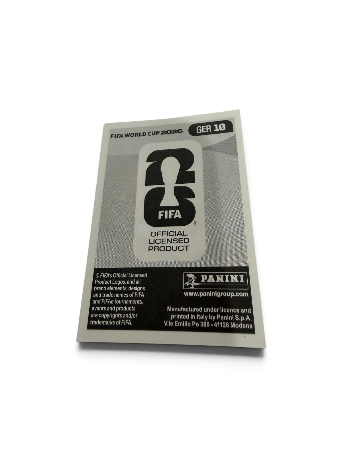 Joshua Kimmich GER 10 Germany – Panini FIFA World Cup 2026 Sticker
