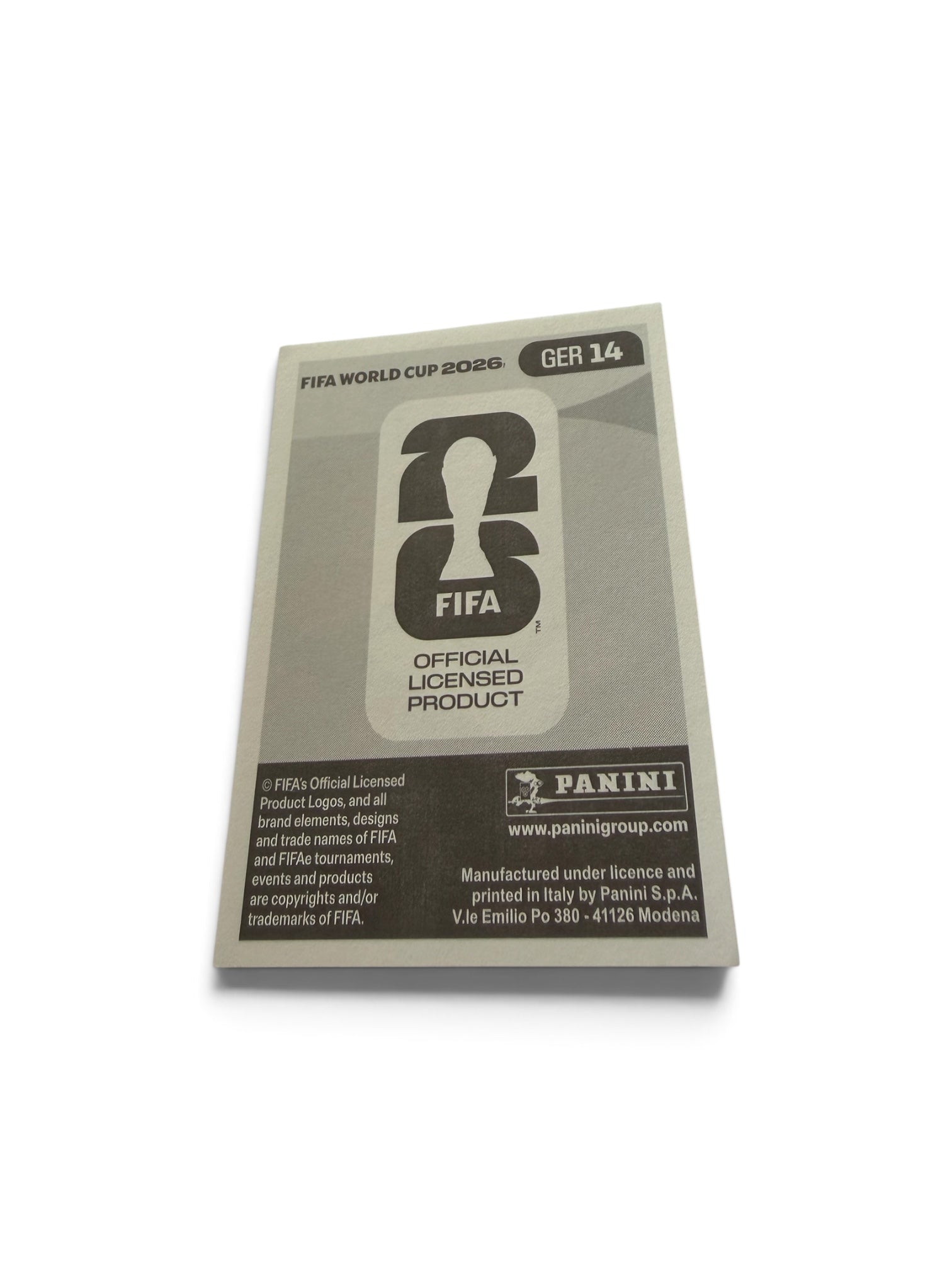 Leon Goretzka – Germany GER 14 | Panini FIFA World Cup 2026 Sticker