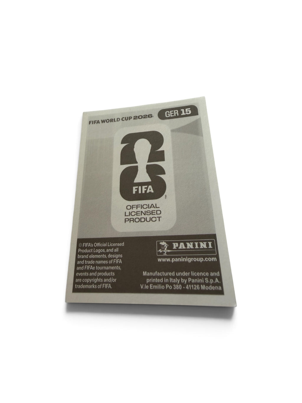 Jamal Musiala – Germany GER 15 | Panini FIFA World Cup 2026 Sticker
