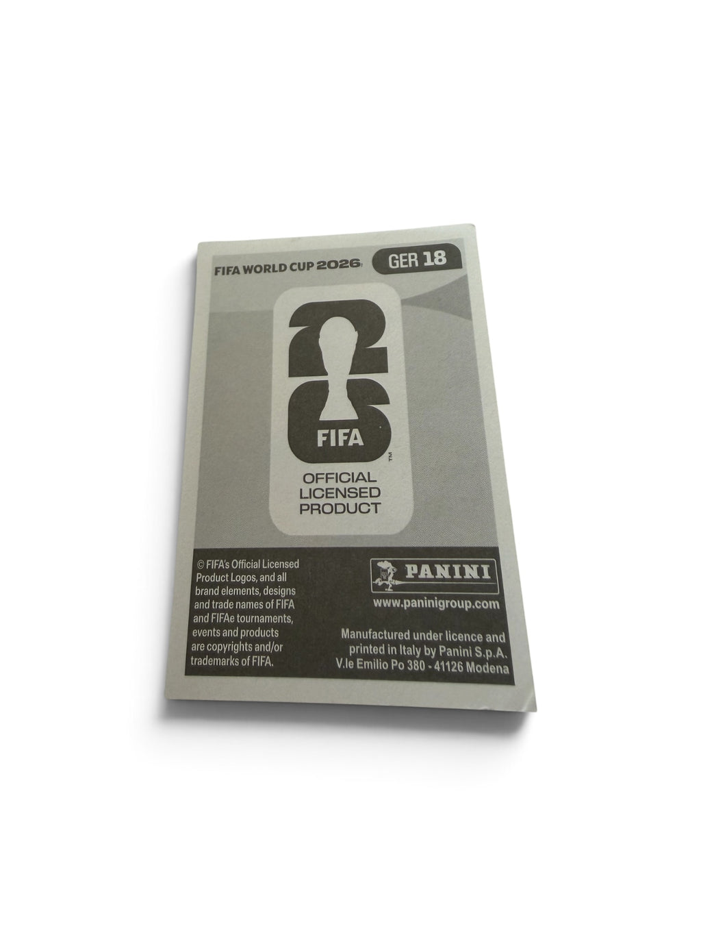 Leroy Sané – Germany – Panini FIFA World Cup 2026 Sticker GER 18