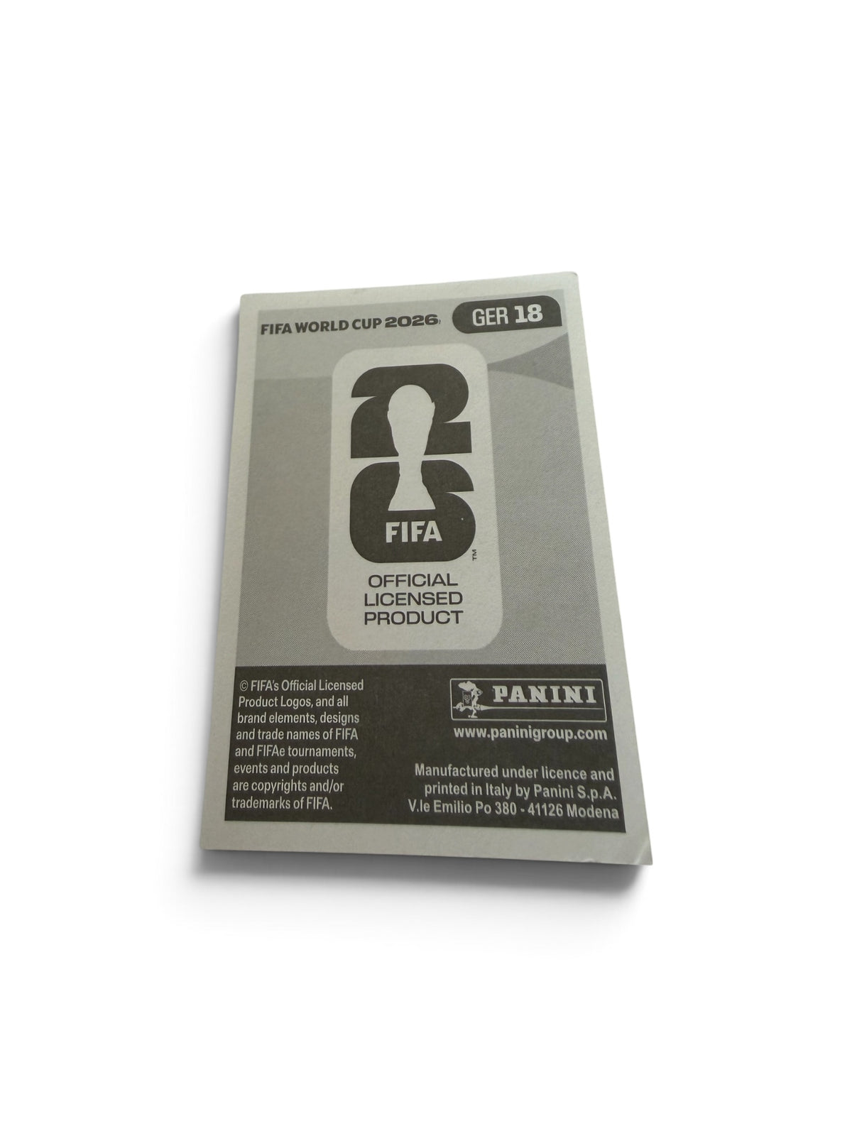 Leroy Sané – Germany – Panini FIFA World Cup 2026 Sticker GER 18