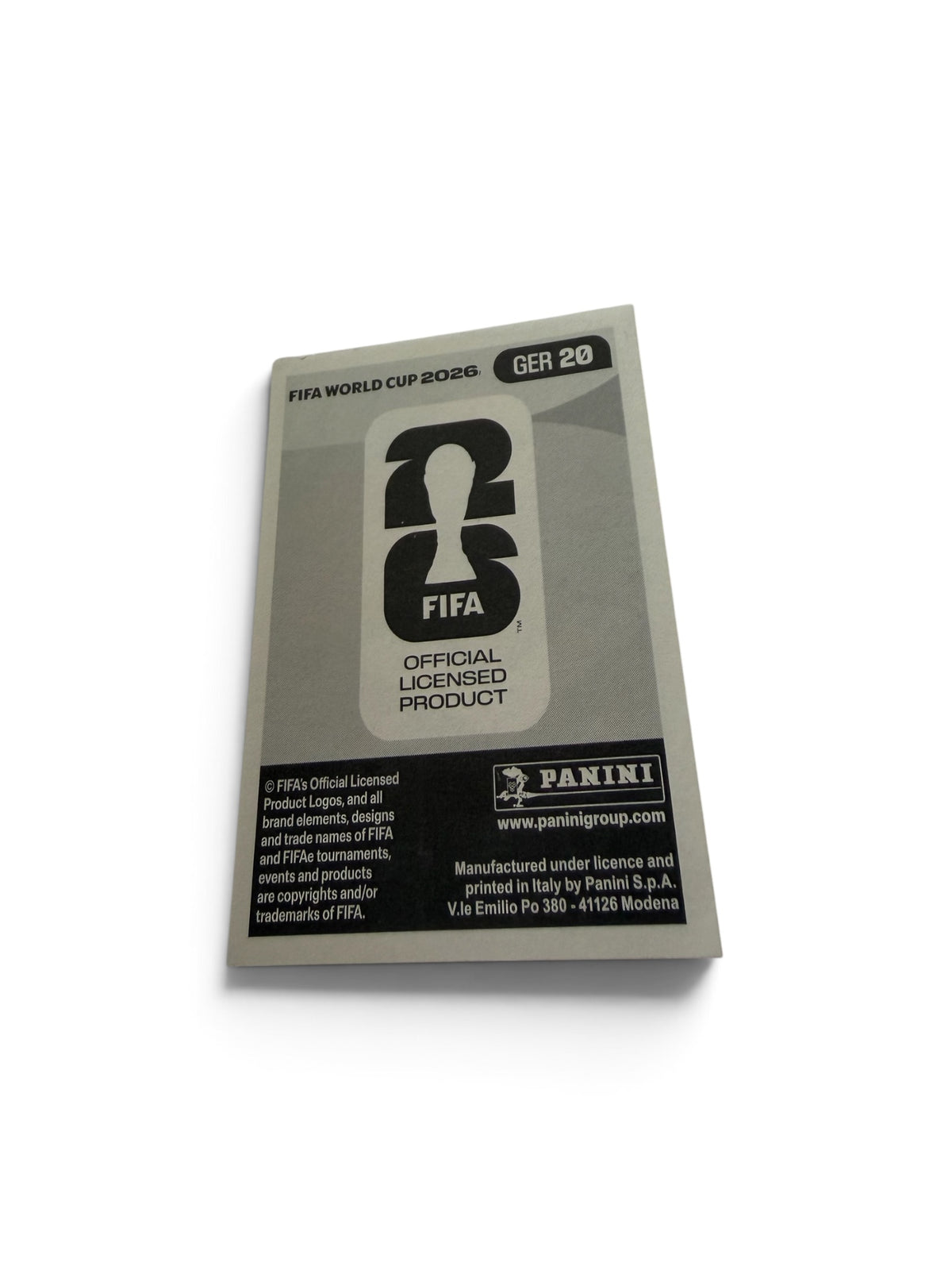 Panini FIFA World Cup 2026 Nick Woltemade Germany GER 20 Soccer Sticker