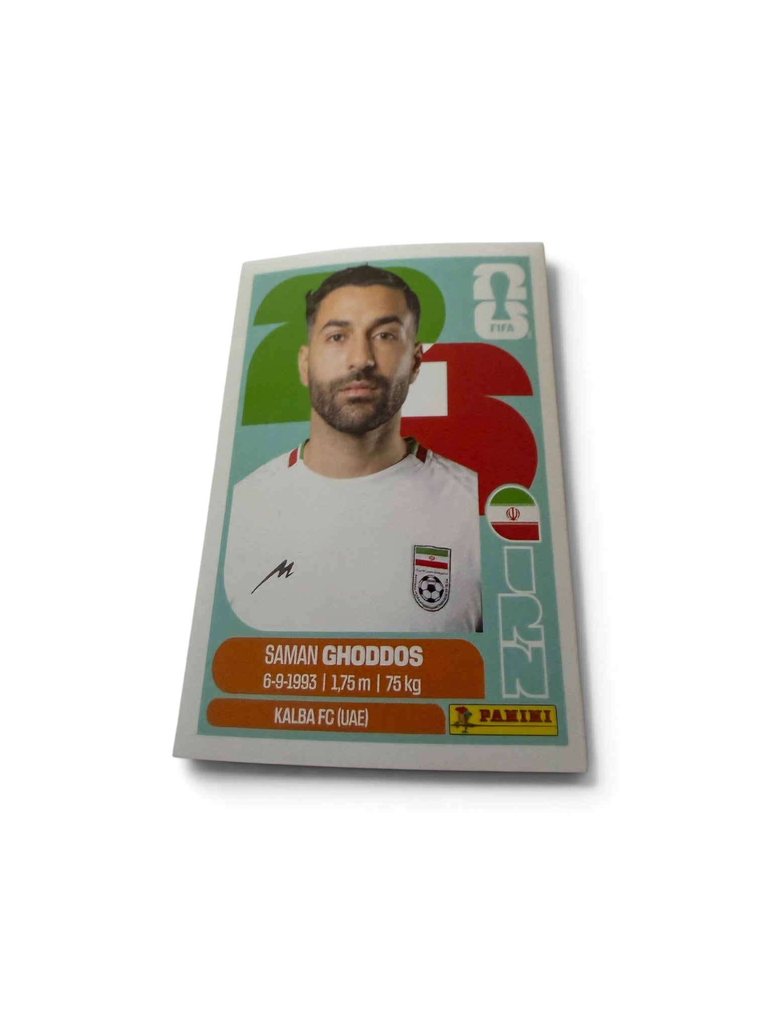Saman Ghoddos IRN12 Iran National Team | Panini FIFA World Cup 2026 Official Sticker