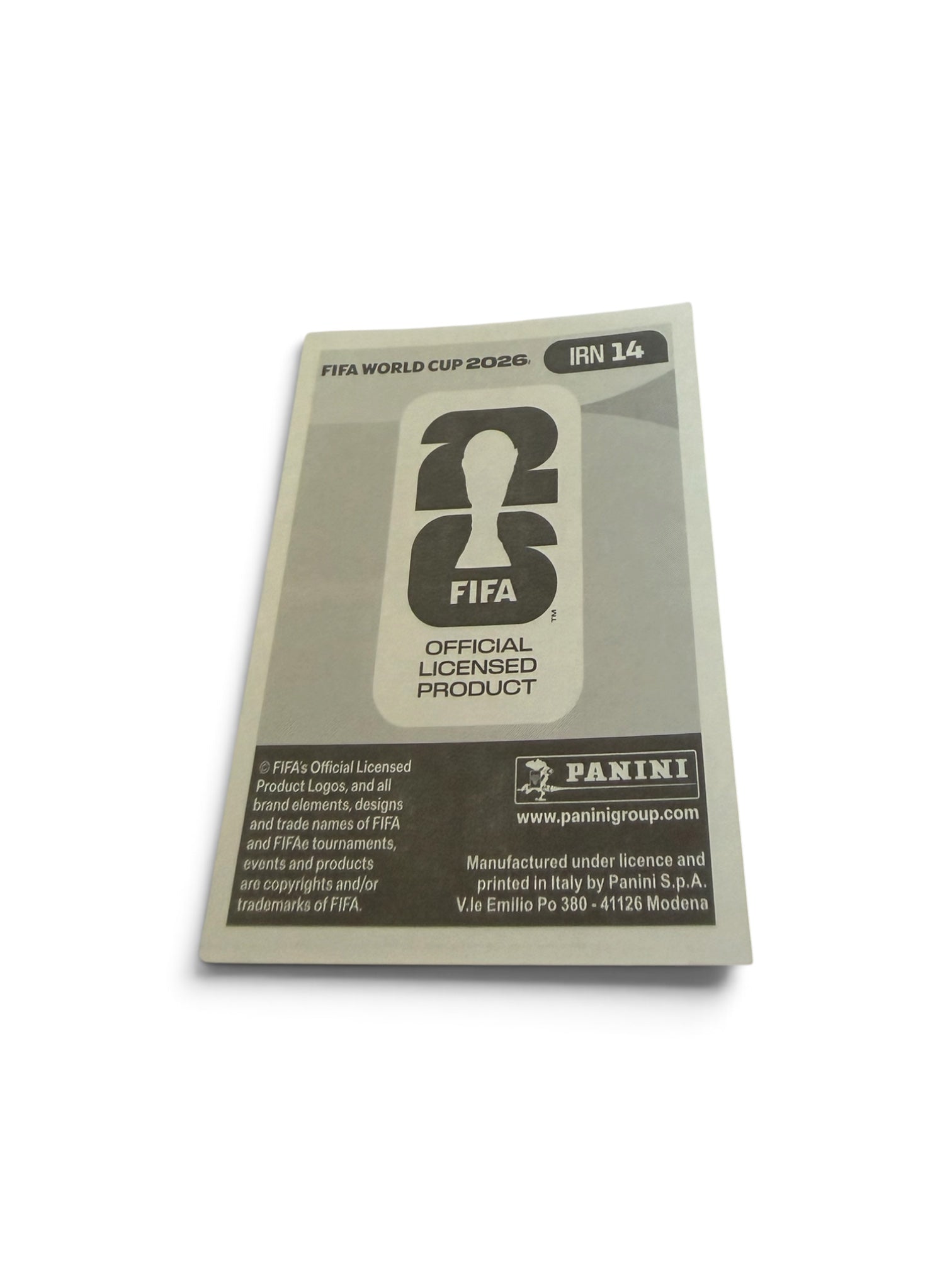 Omid Noorafkan IRN14 Iran National Team | Panini FIFA World Cup 2026 Official Sticker